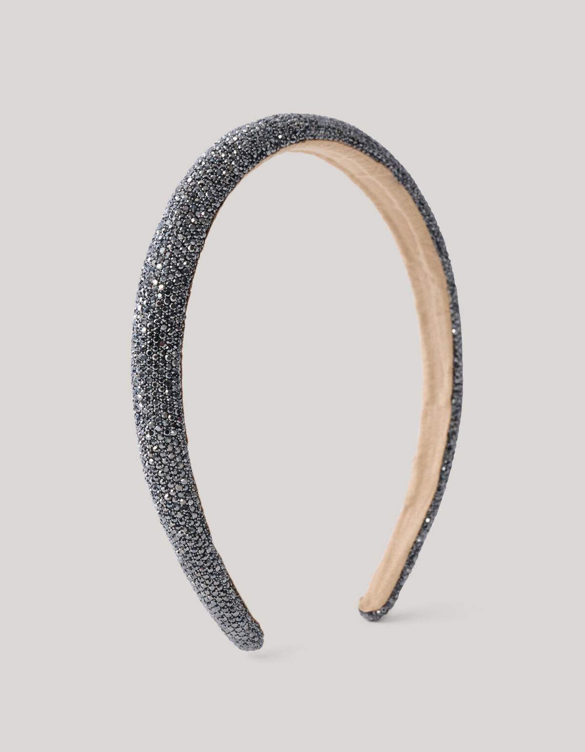 Strass Haarband Donkergrijs SHOEBY ACCESSOIRES