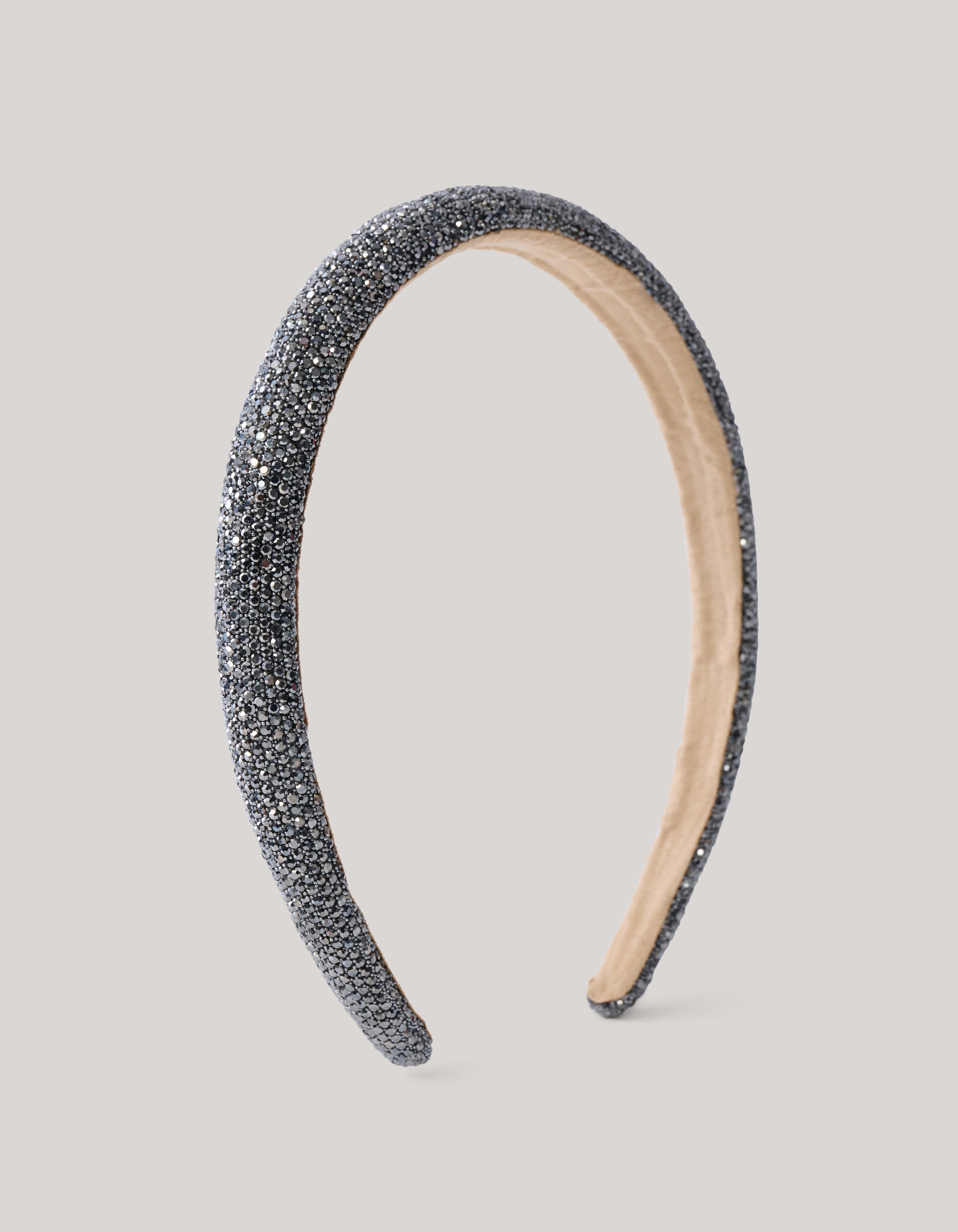 Strass Haarband Donkergrijs SHOEBY ACCESSOIRES