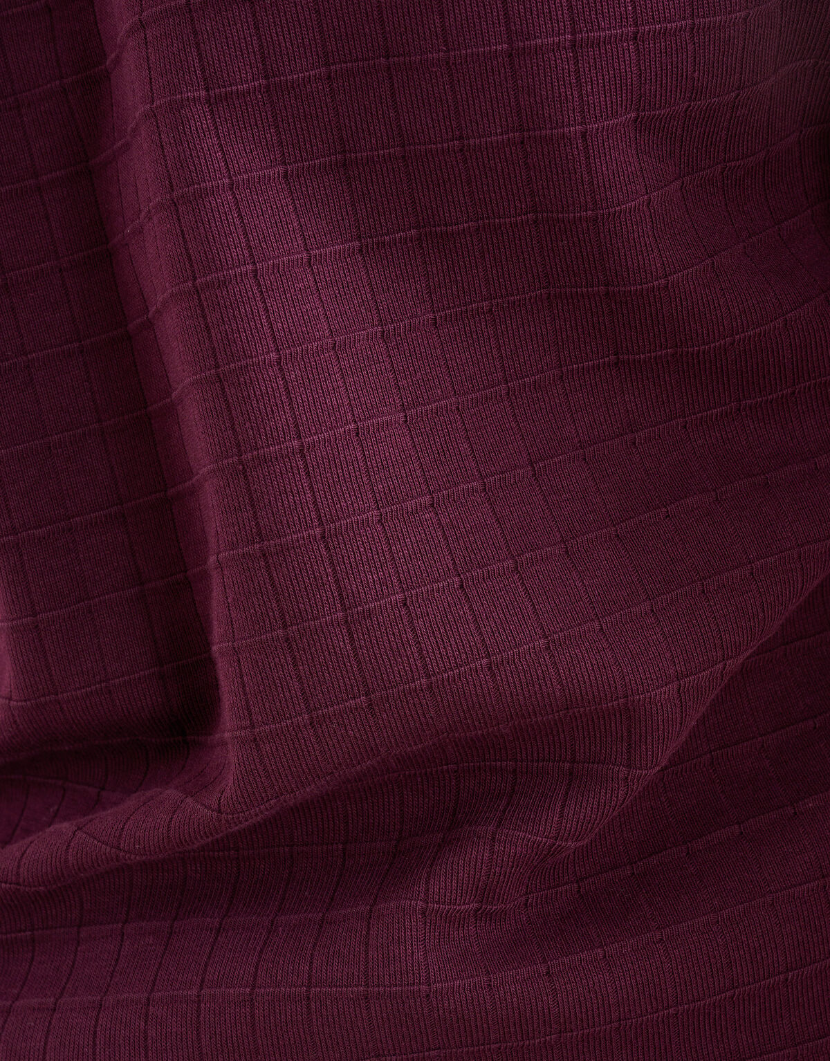 Structuur T-shirt Bordeaux SHOEBY MEN