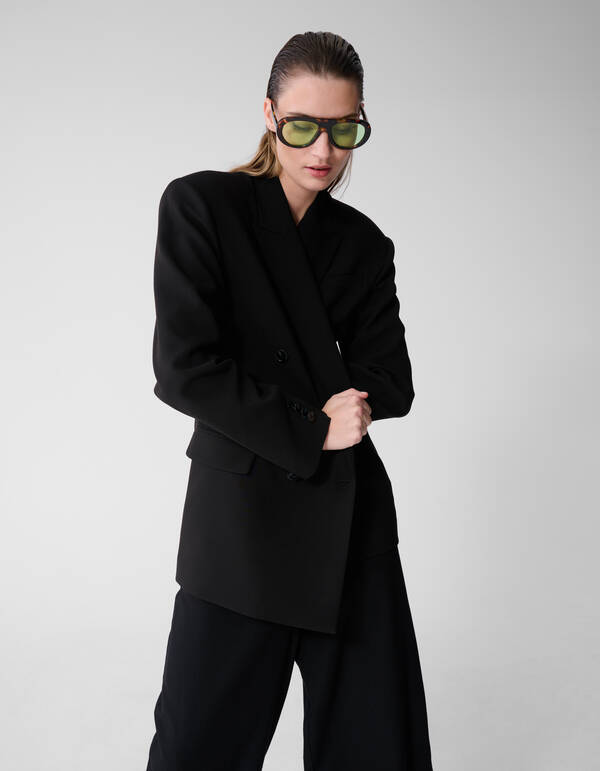 Big Shoulder Blazer Zwart By Lonneke SHOEBY WOMEN