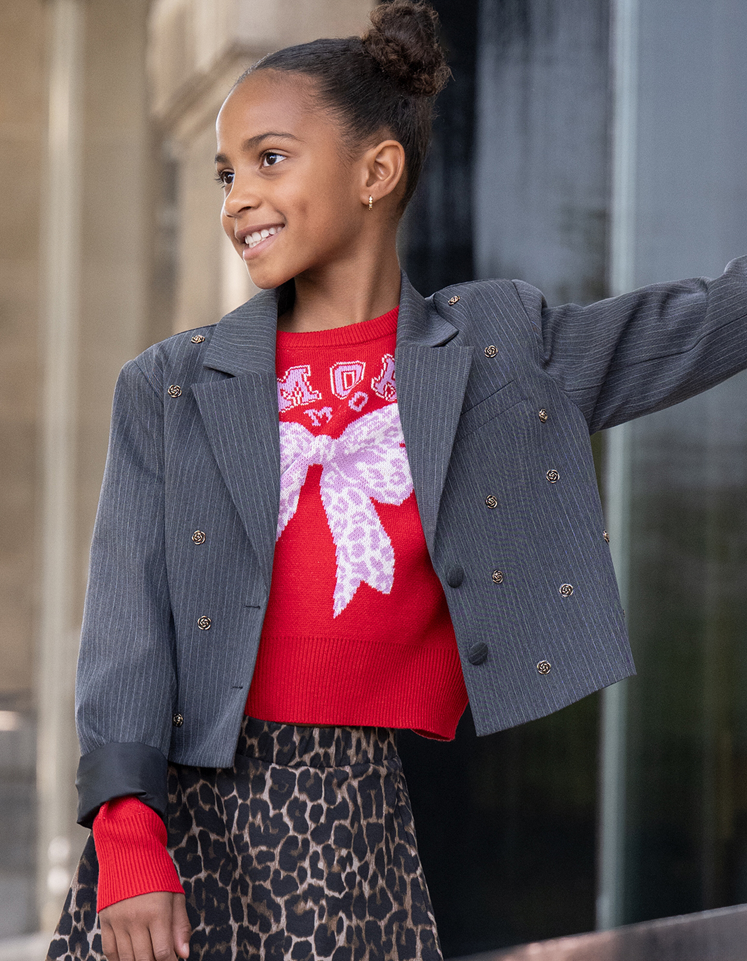 Strik Amore Knit Trui Rood SHOEBY GIRLS