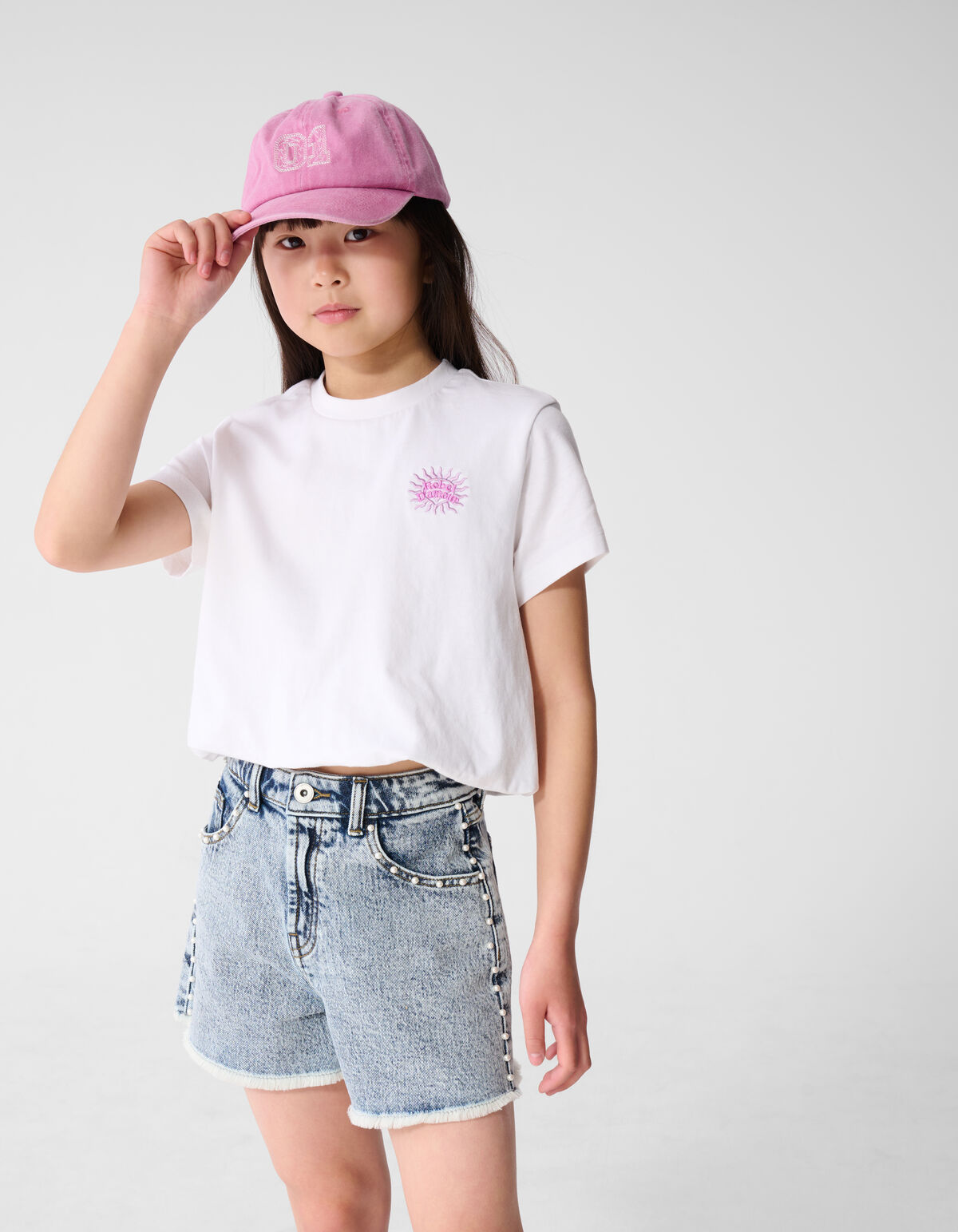 Balloon Artwork T-shirt Wit SHOEBY GIRLS