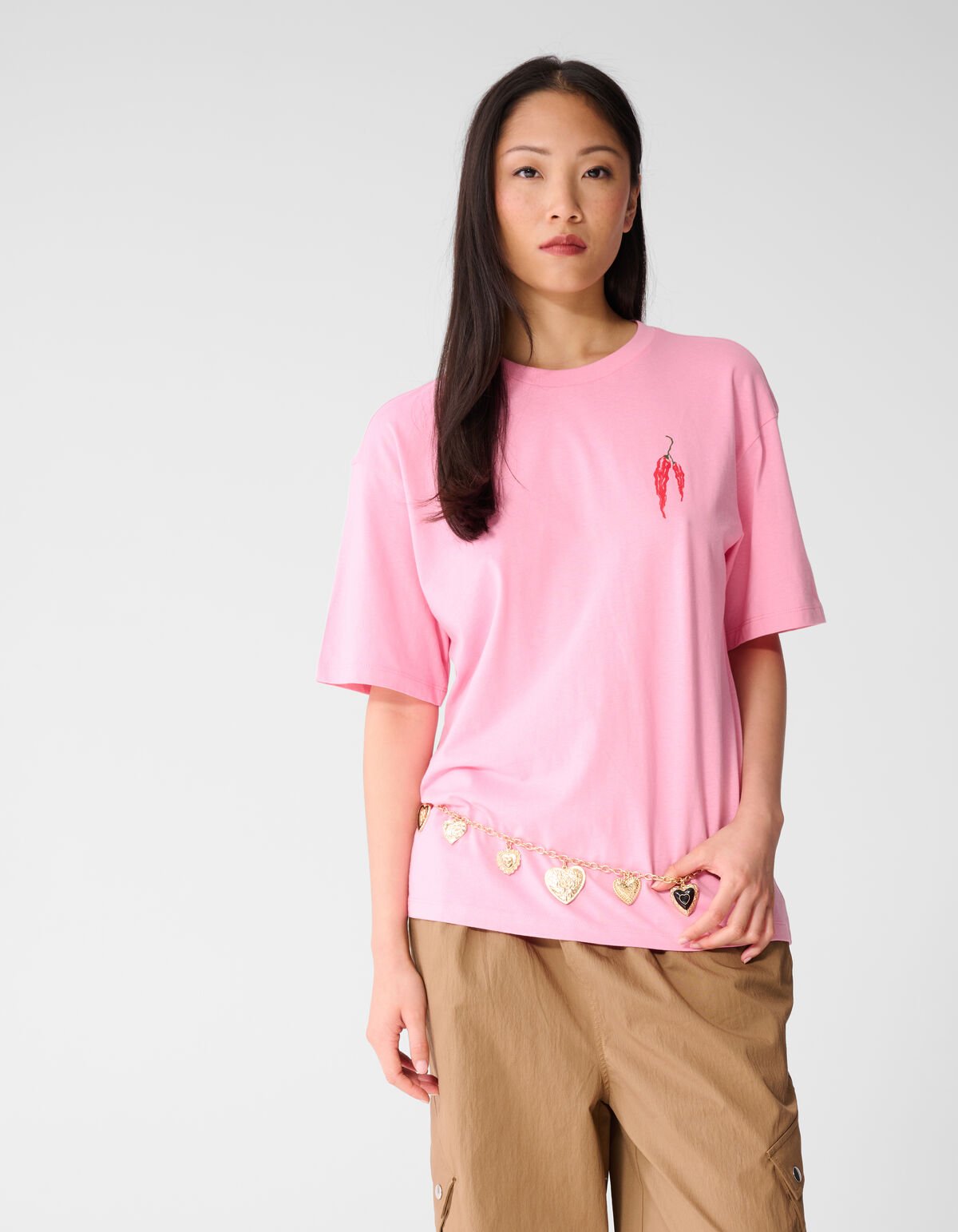 Multi Heart Riem Goud SHOEBY ACCESSOIRES