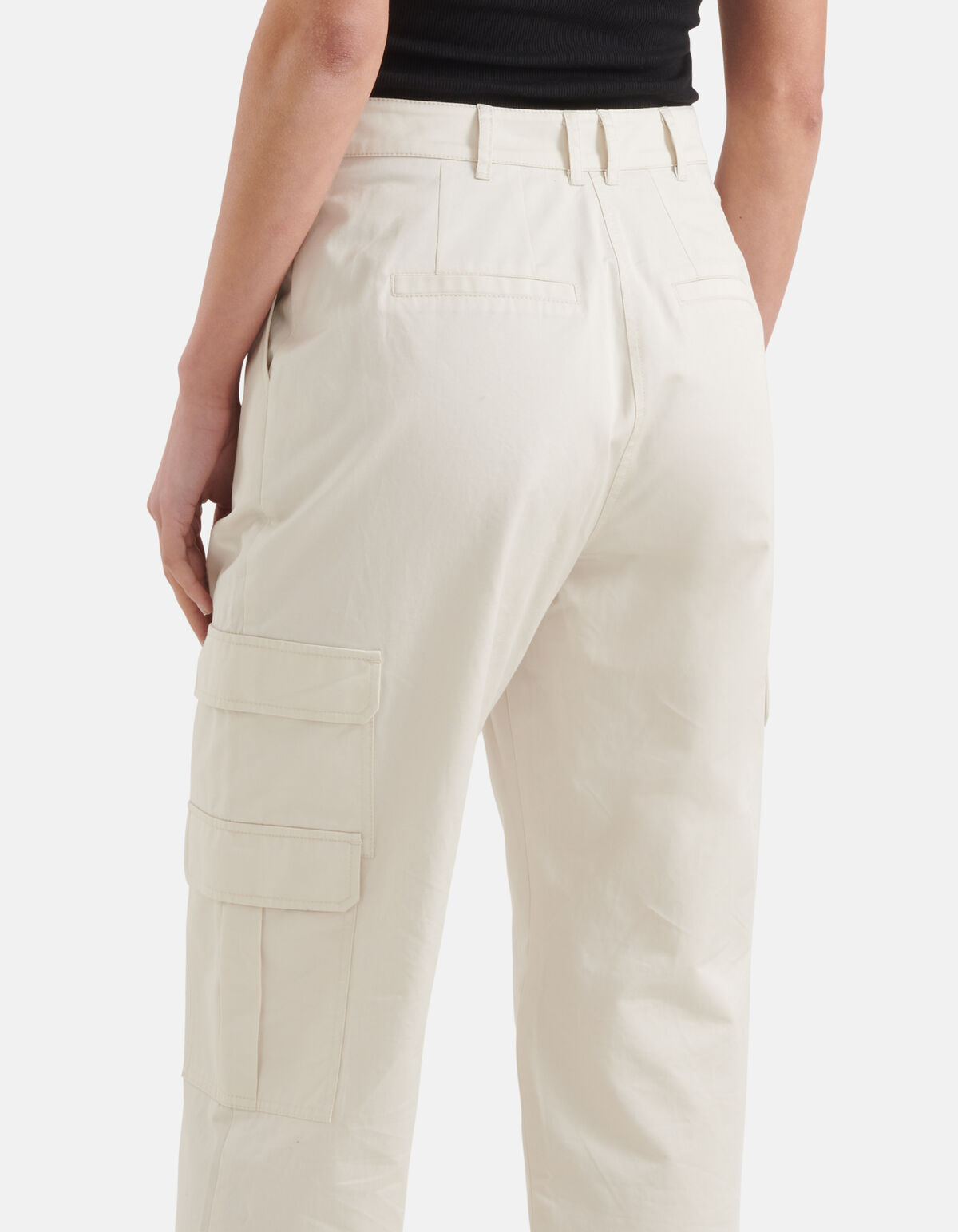 Cargo Broek Gebroken Wit SHOEBY WOMEN