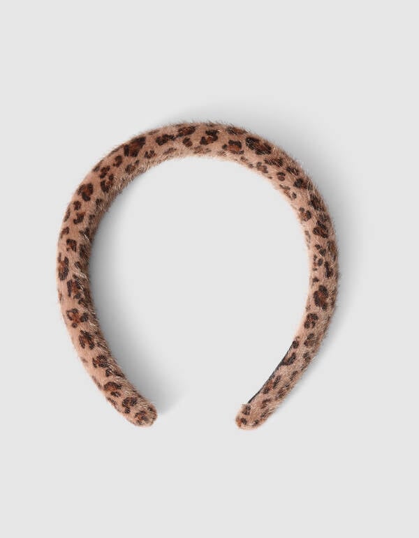 Hairy Leopard Haarband Bruin SHOEBY ACCESSOIRES