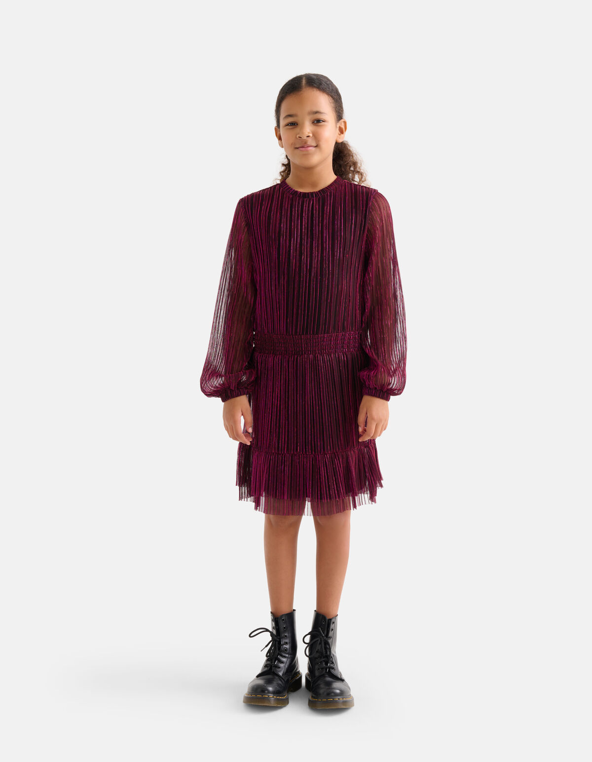 Crinkle Jurk Roze By Nicolette SHOEBY GIRLS