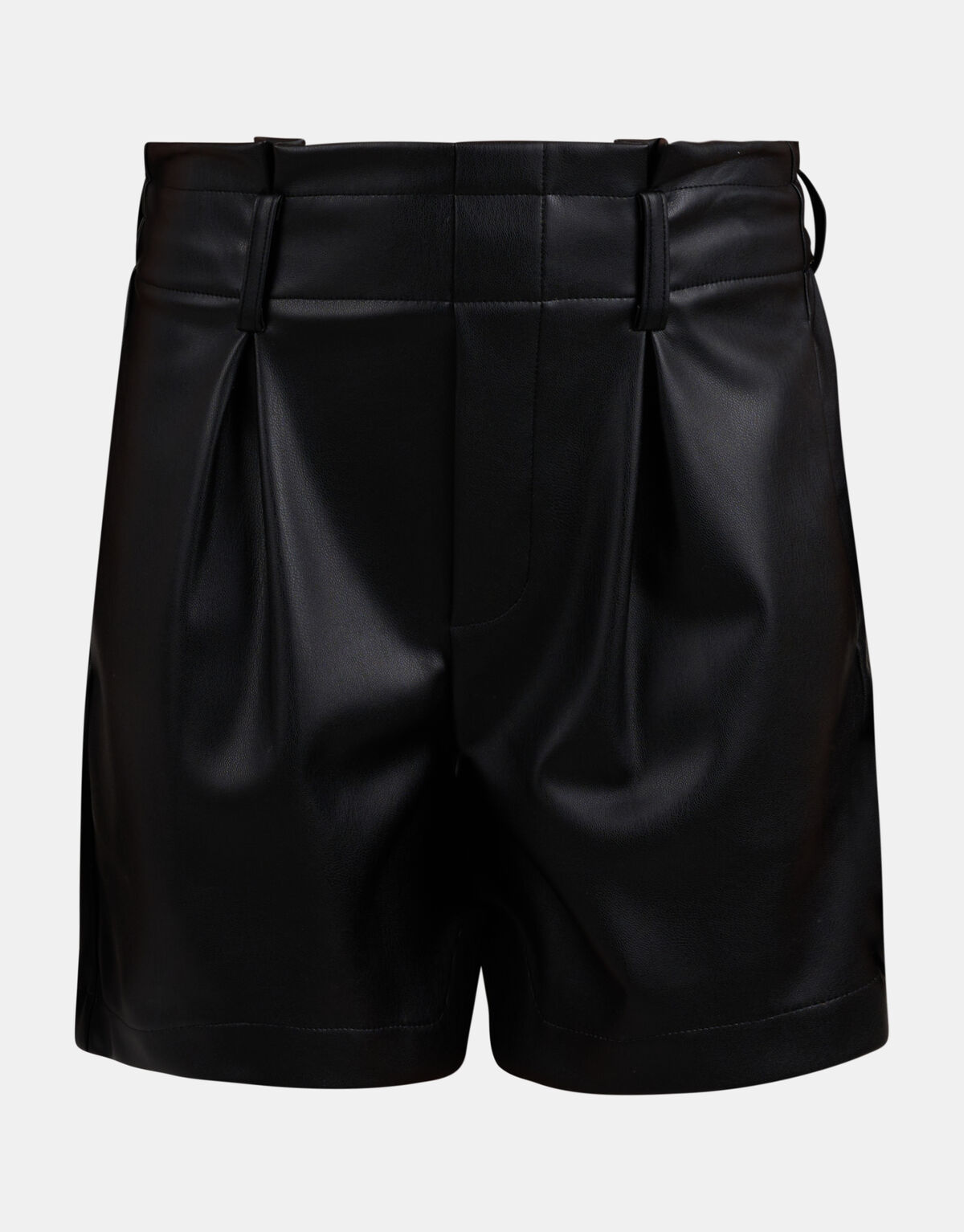 Vegan Leren Short Zwart JILL&MITCH