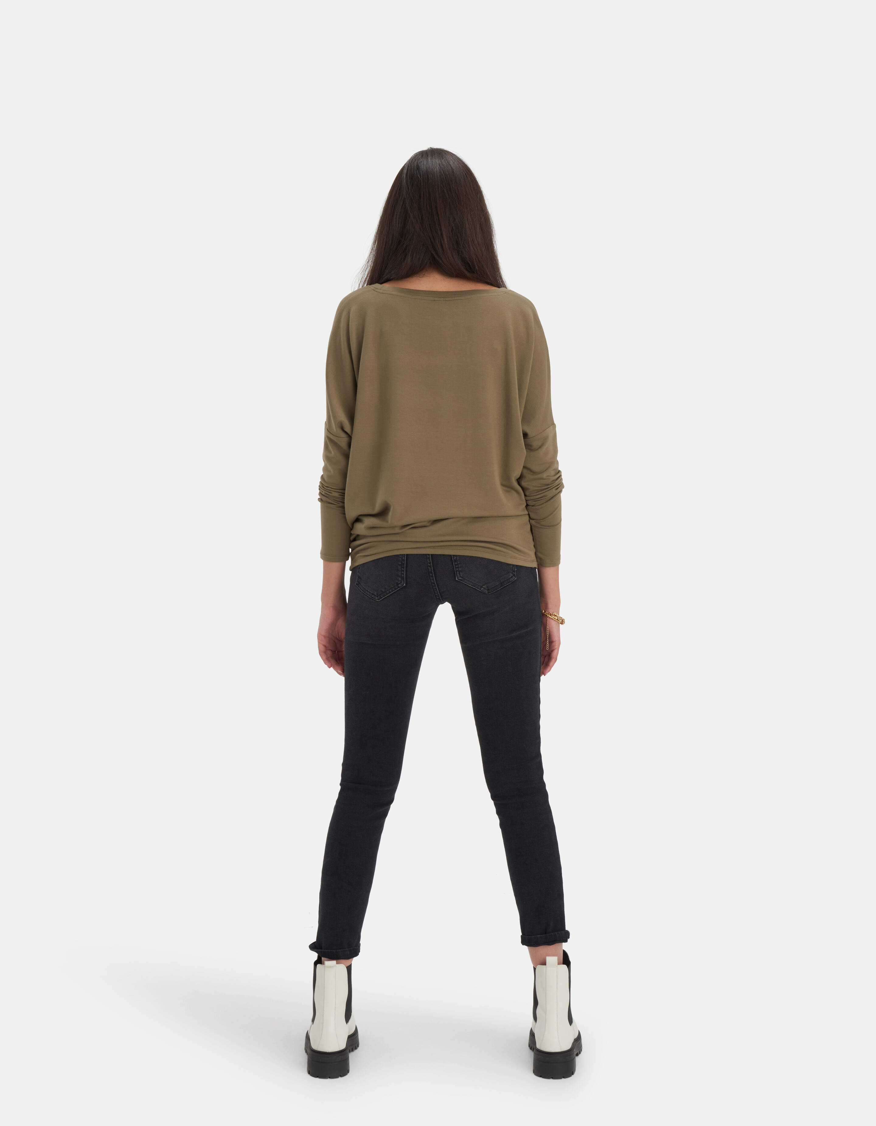 Basis Oversized Top Groen EKSEPT