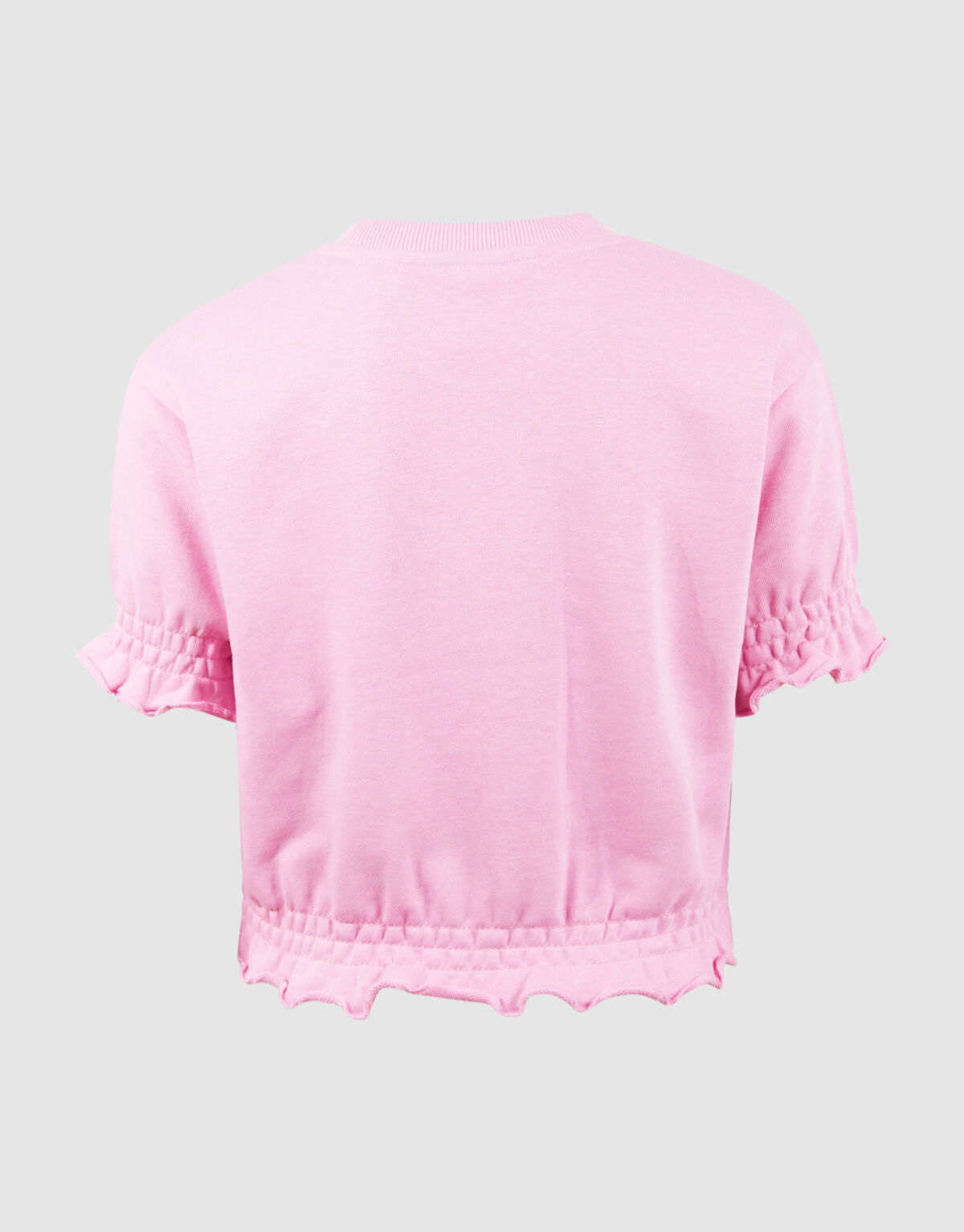 Ruffle Sweat Top Lichtroze SHOEBY GIRLS