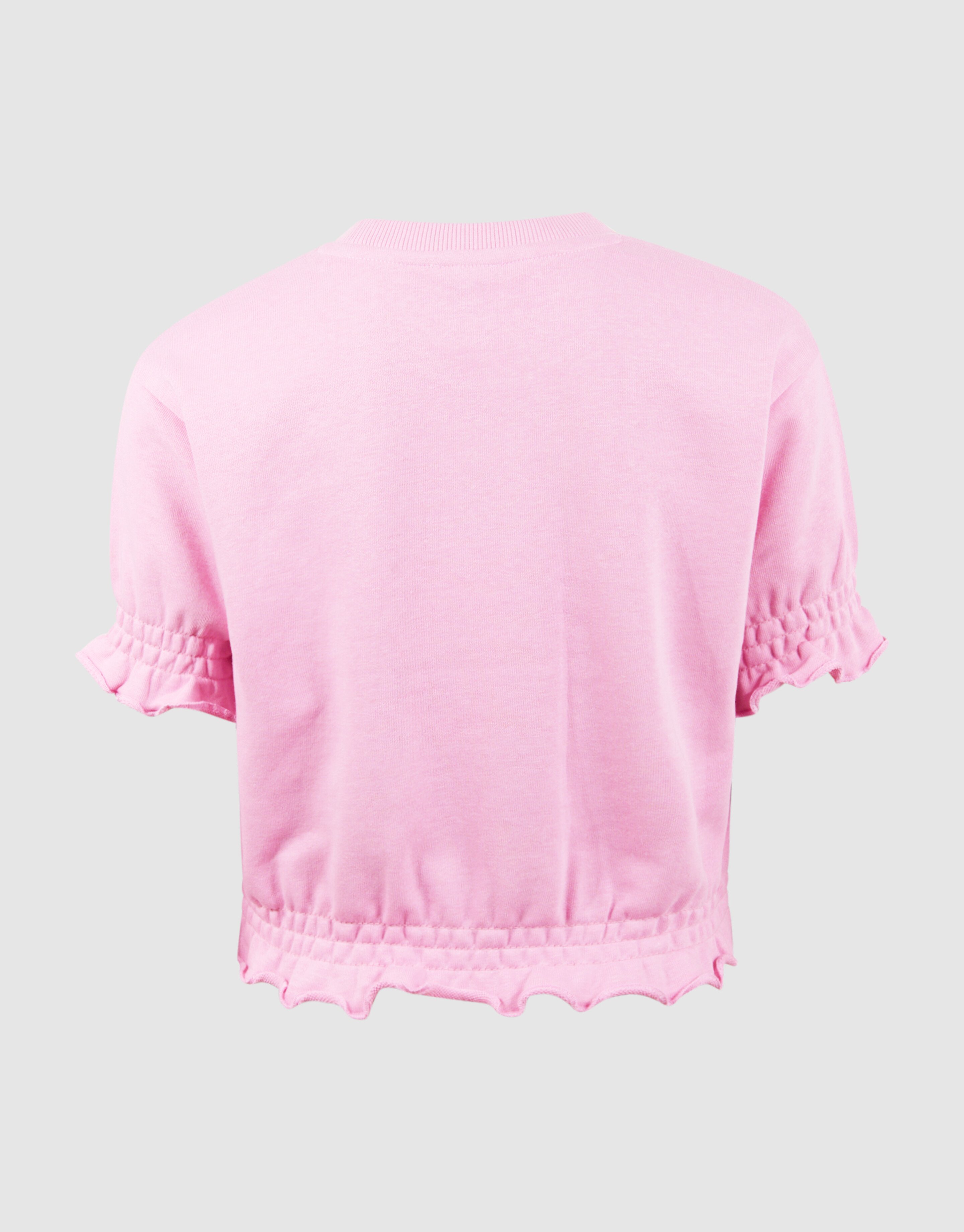 Ruffle Sweat Top Lichtroze SHOEBY GIRLS