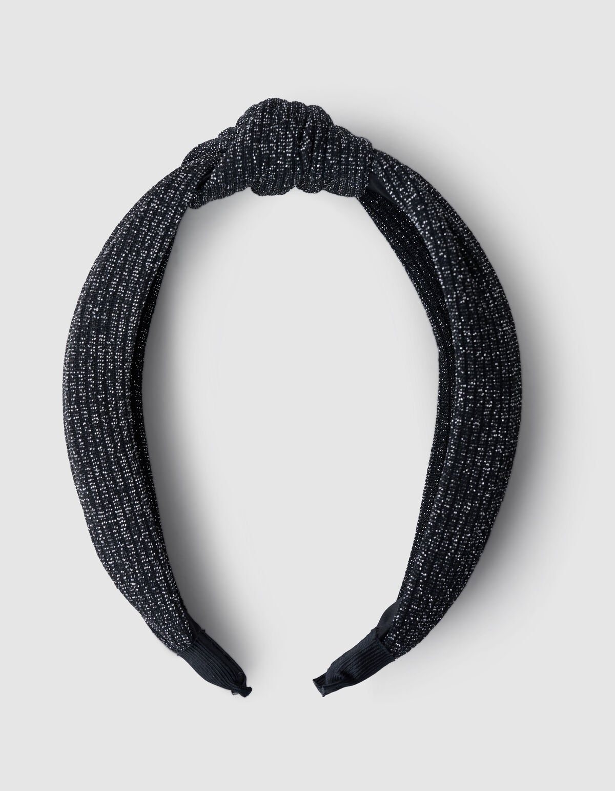 Glitter Knoop Haarband Zwart SHOEBY ACCESSOIRES
