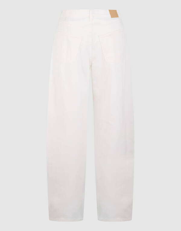 Straight Fit Jeans Wit By Monica SHOEBY WOMEN