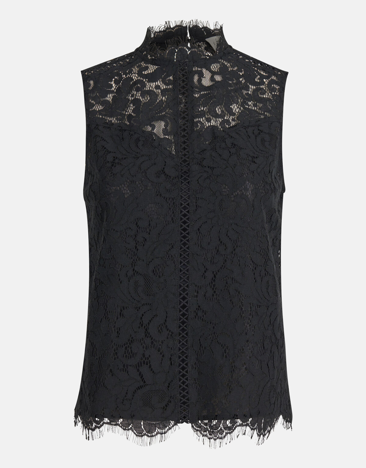 Kanten Top Zwart SHOEBY WOMEN