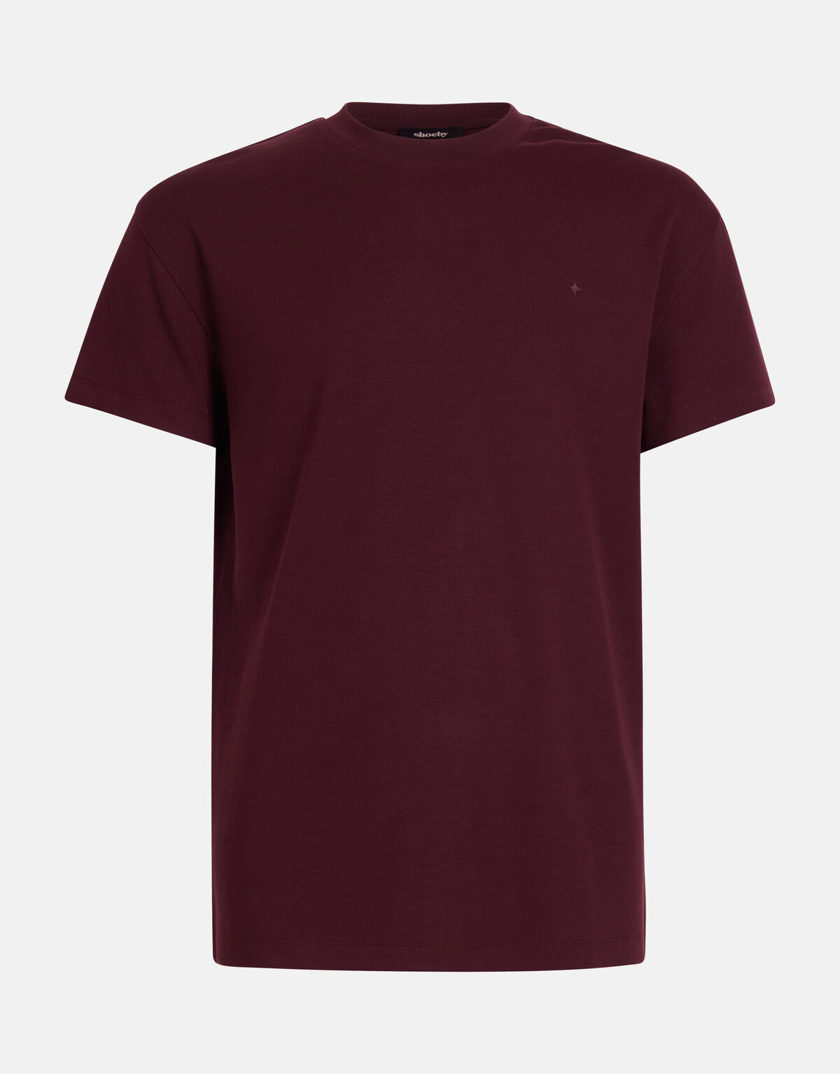 Relaxed Fit T-shirt Bordeaux SHOEBY MEN