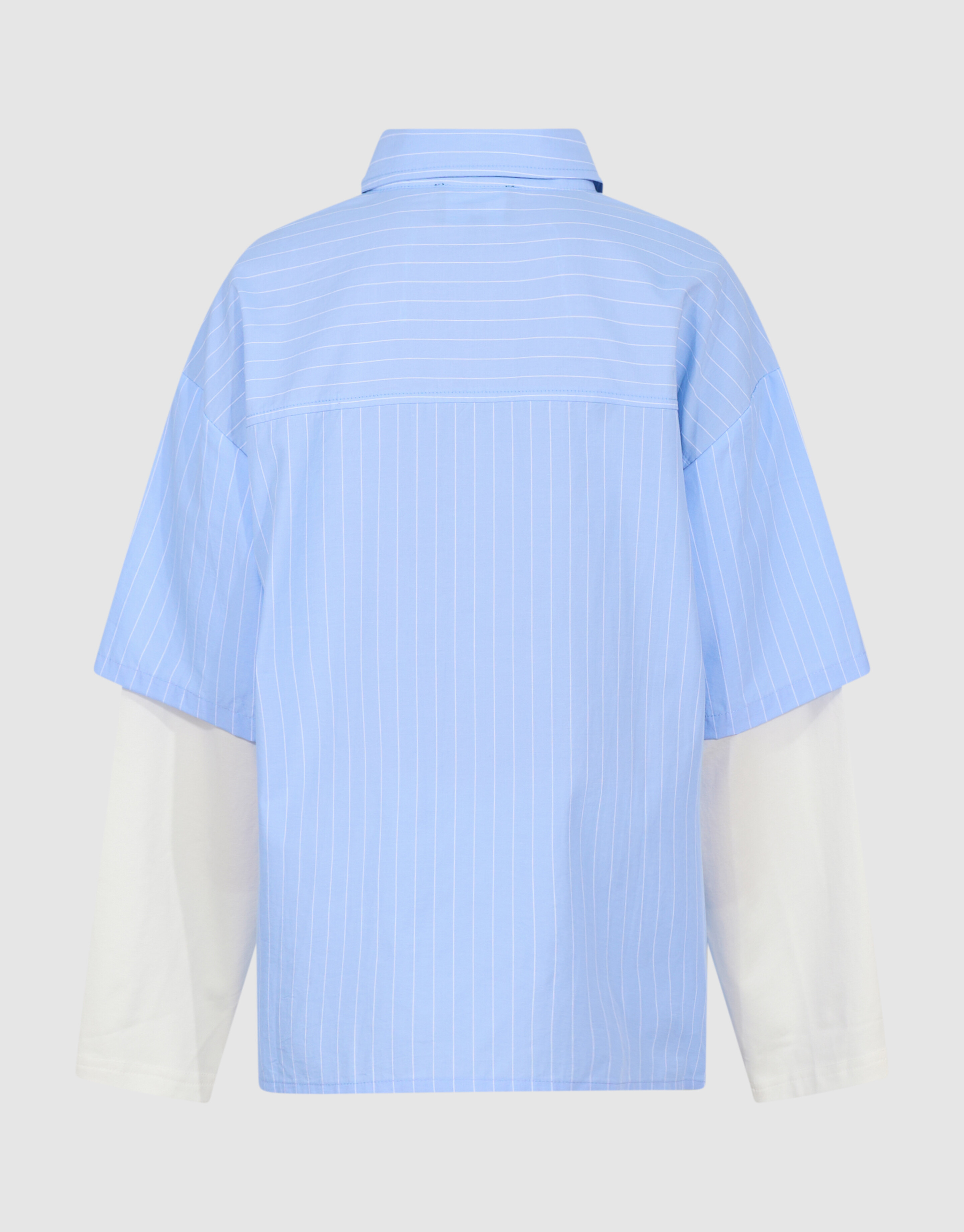Poplin Shirt Met Dubbele Mouwen Bllauw SHOEBY BOYS