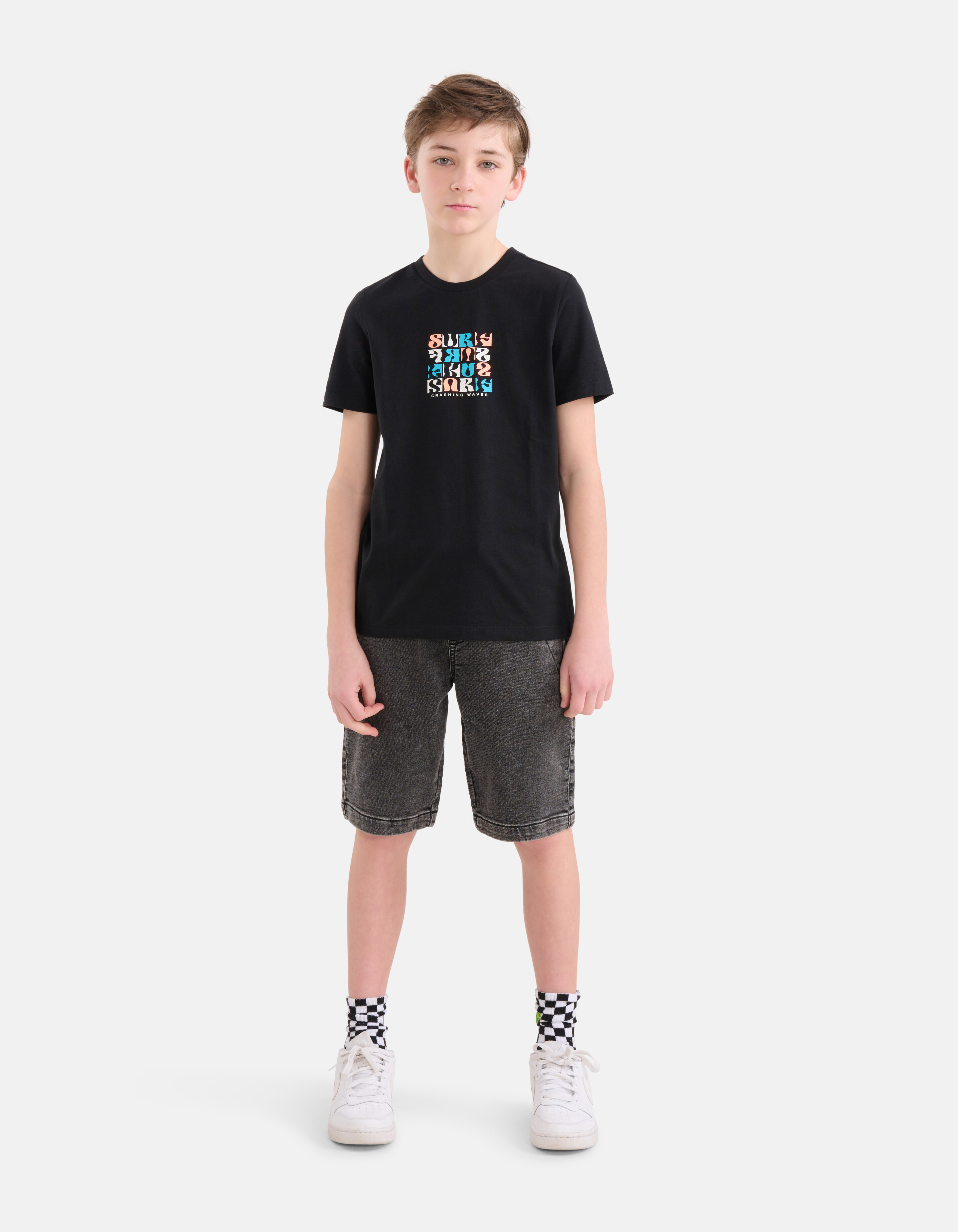 Artwork T-shirt Zwart SHOEBY BOYS