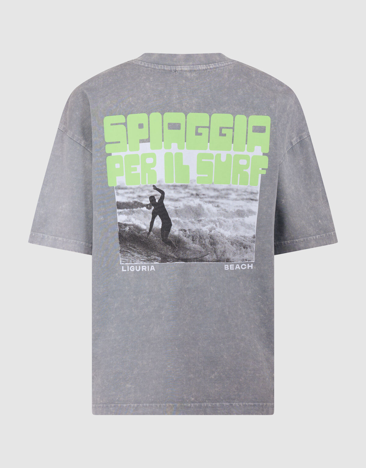 Surf Wave Artwork T-shirt Grijs SHOEBY BOYS