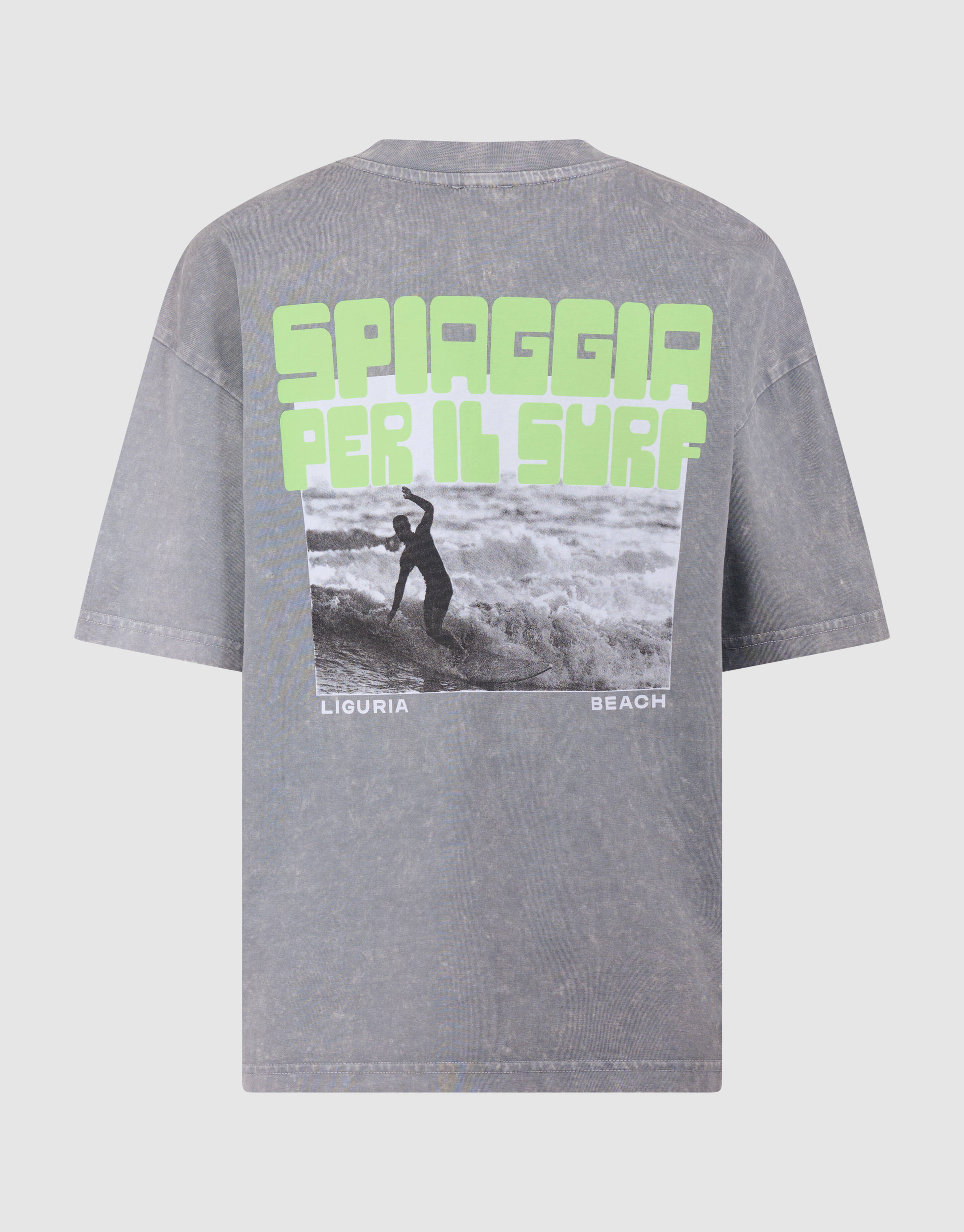 Surf Wave Artwork T-shirt Grijs SHOEBY BOYS