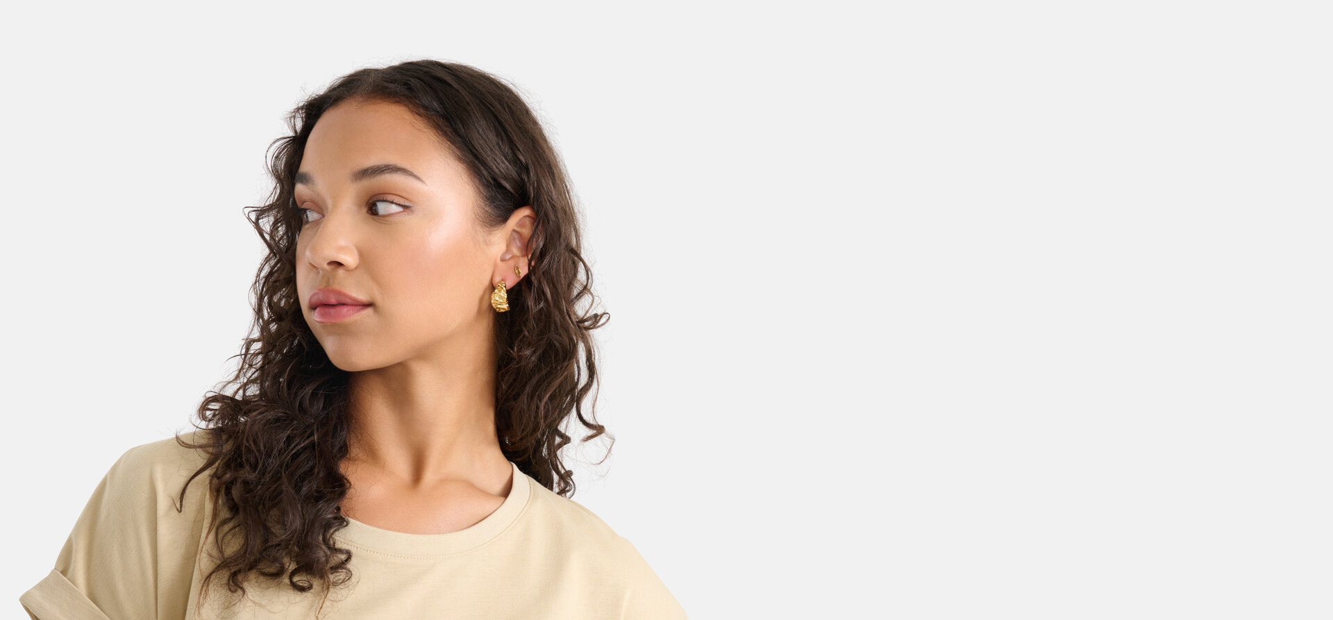 Bulky Hoops Oorbellen Goud SHOEBY ACCESSOIRES