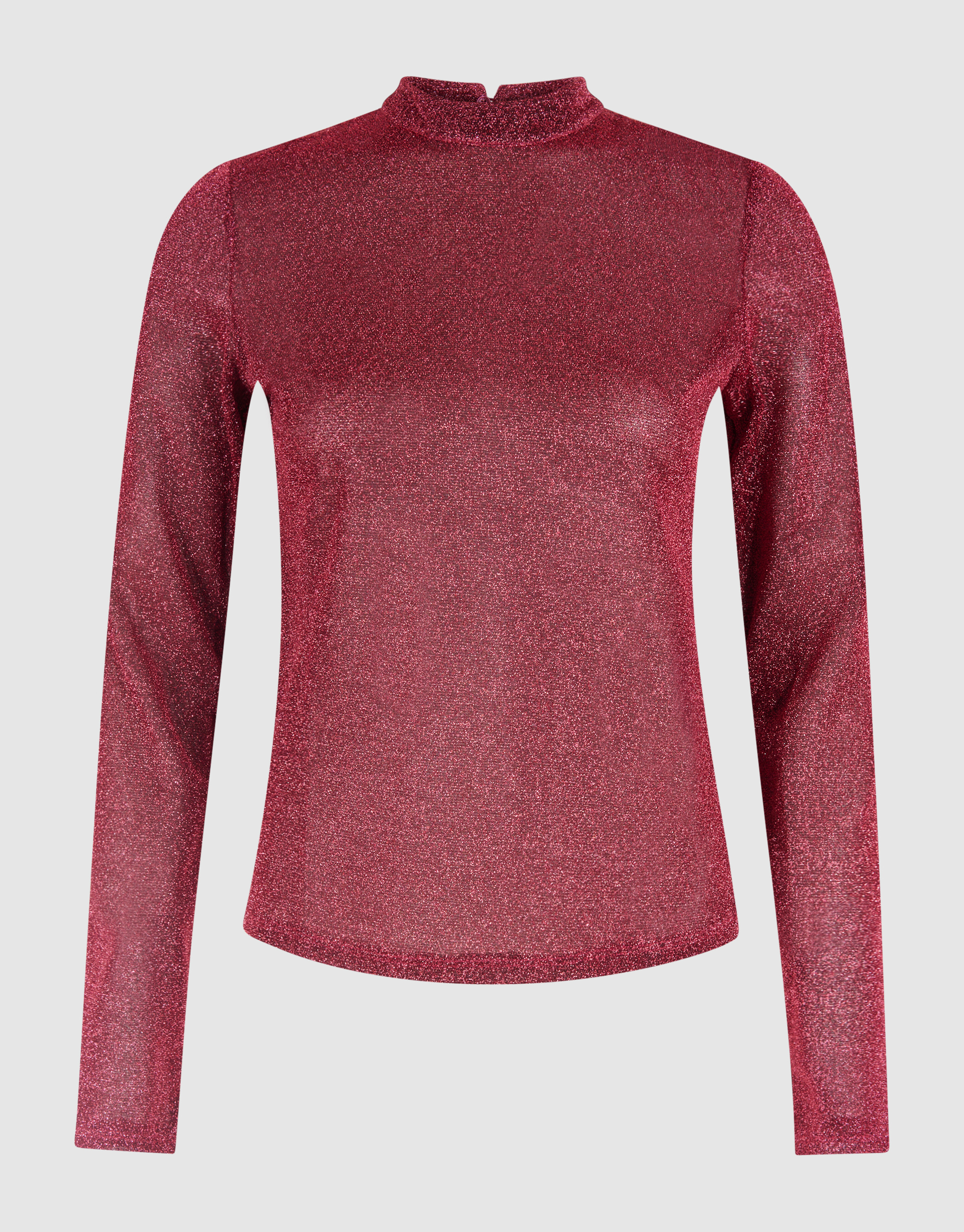 Lurex Glitter Top Donkerroze SHOEBY WOMEN