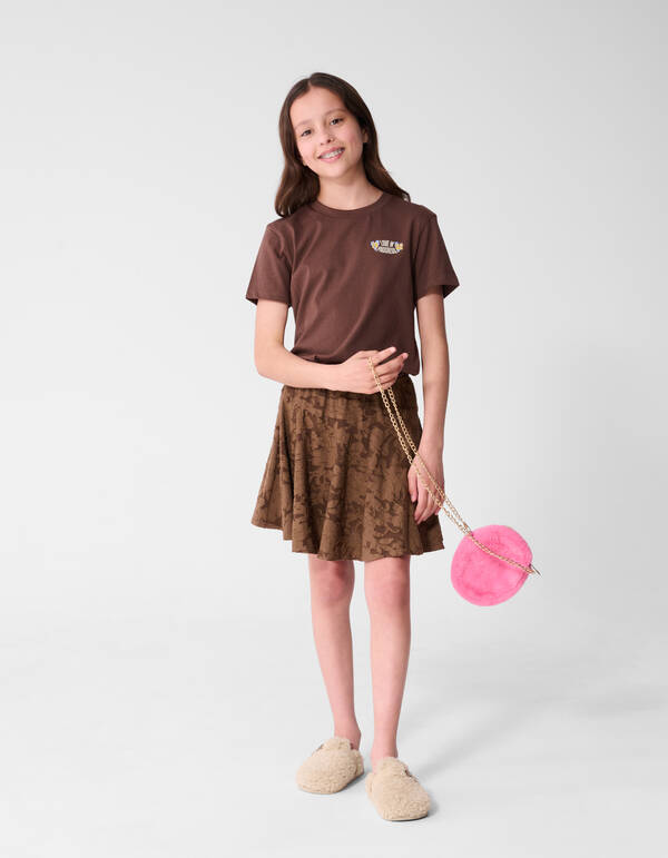 Progress Artwork T-shirt Bruin SHOEBY GIRLS