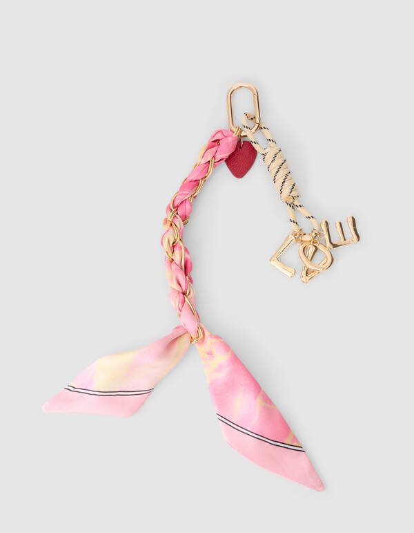 Chain Sjaal Bagcharm Roze ACCESSOIRES SHOEBY