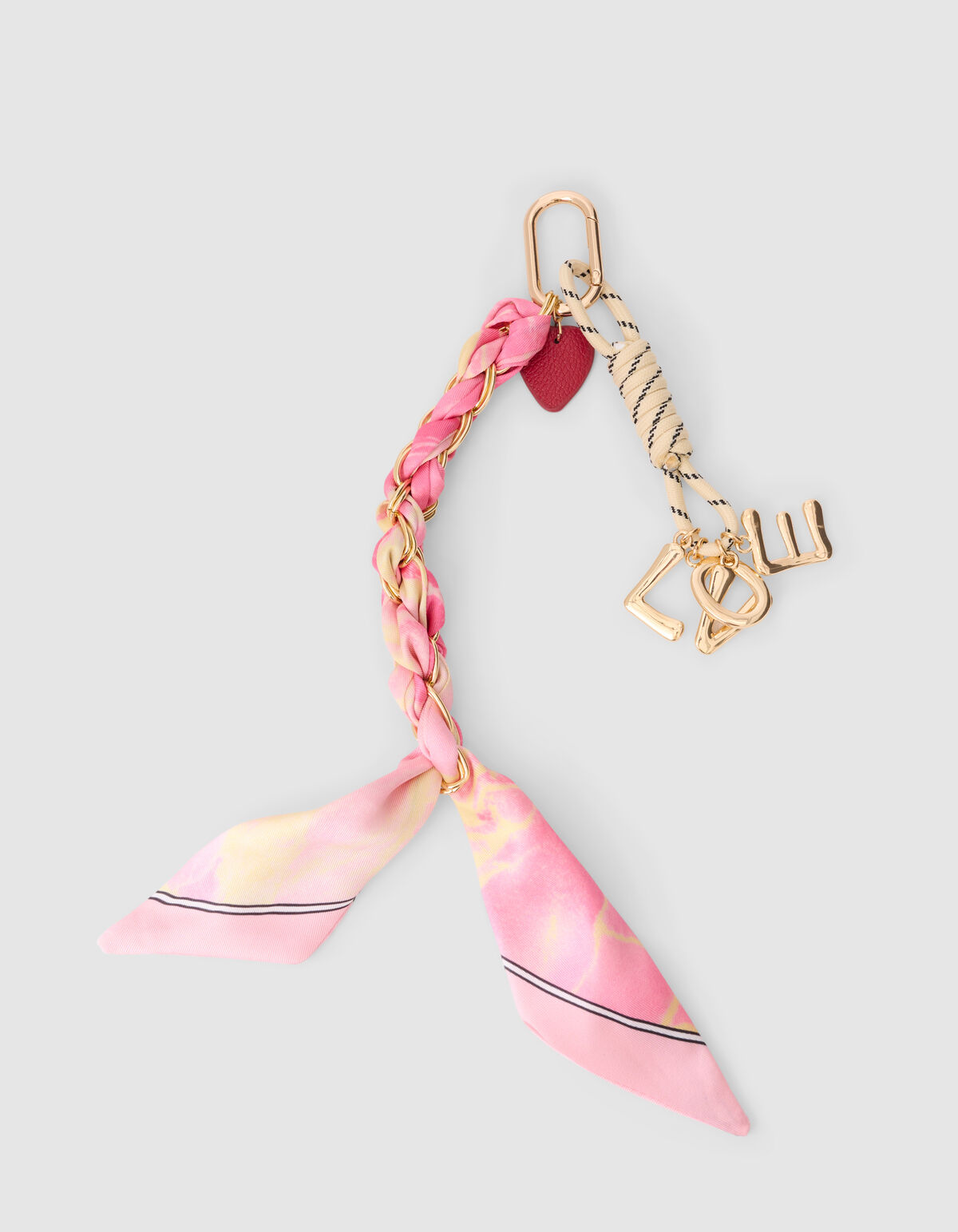 Chain Sjaal Bagcharm Roze ACCESSOIRES SHOEBY