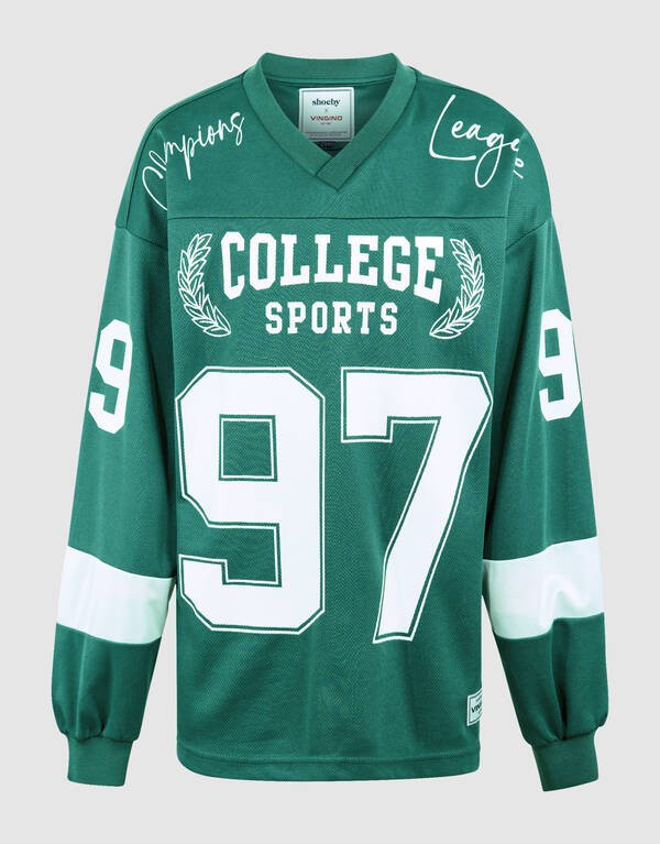 Baseball Shirt Donkergroen Shoeby X Vingino SHOEBY BOYS