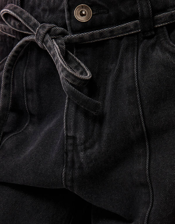 Mom Jeans Zwart SHOEBY GIRLS