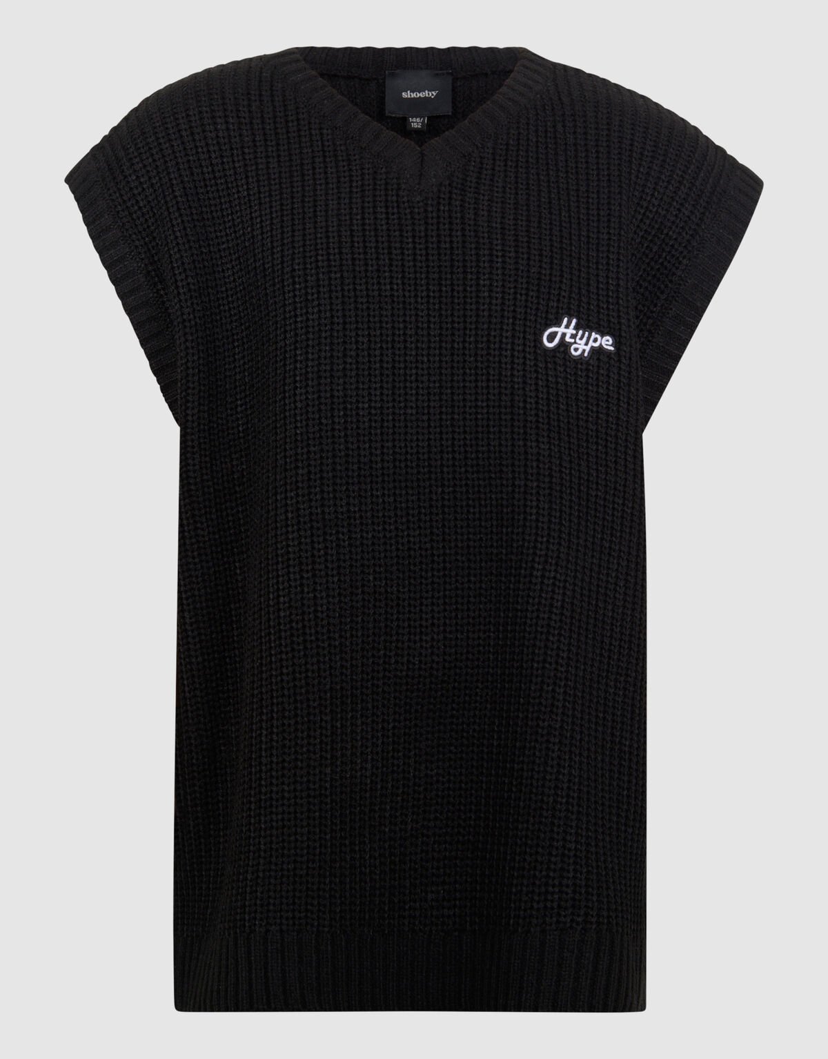 Gebreide Spencer Zwart SHOEBY BOYS