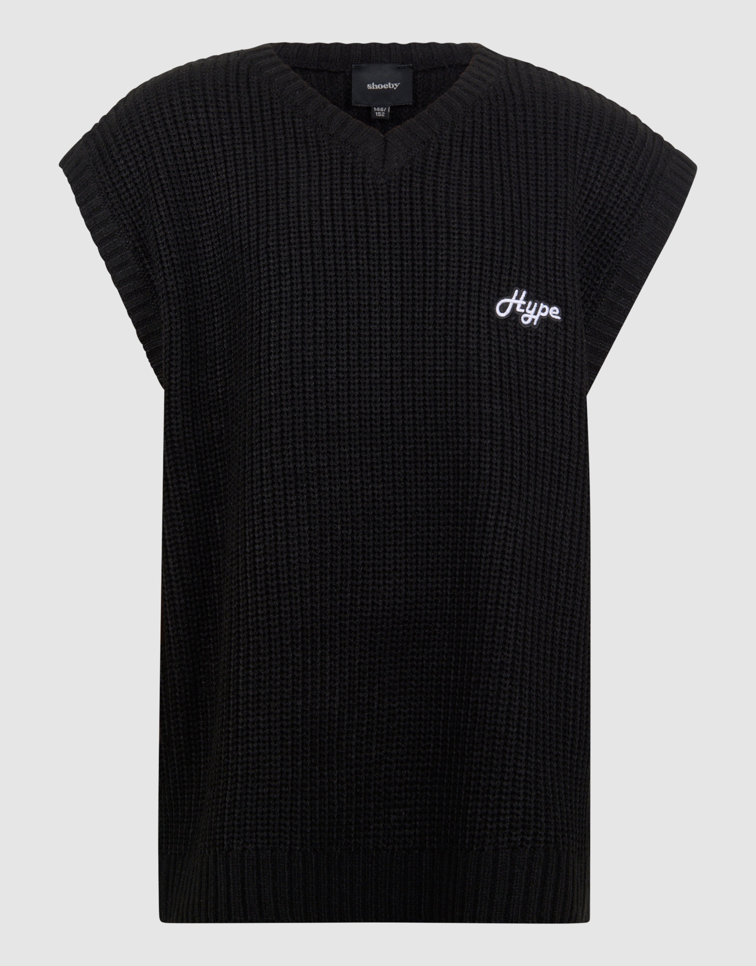 Gebreide Spencer Zwart SHOEBY BOYS