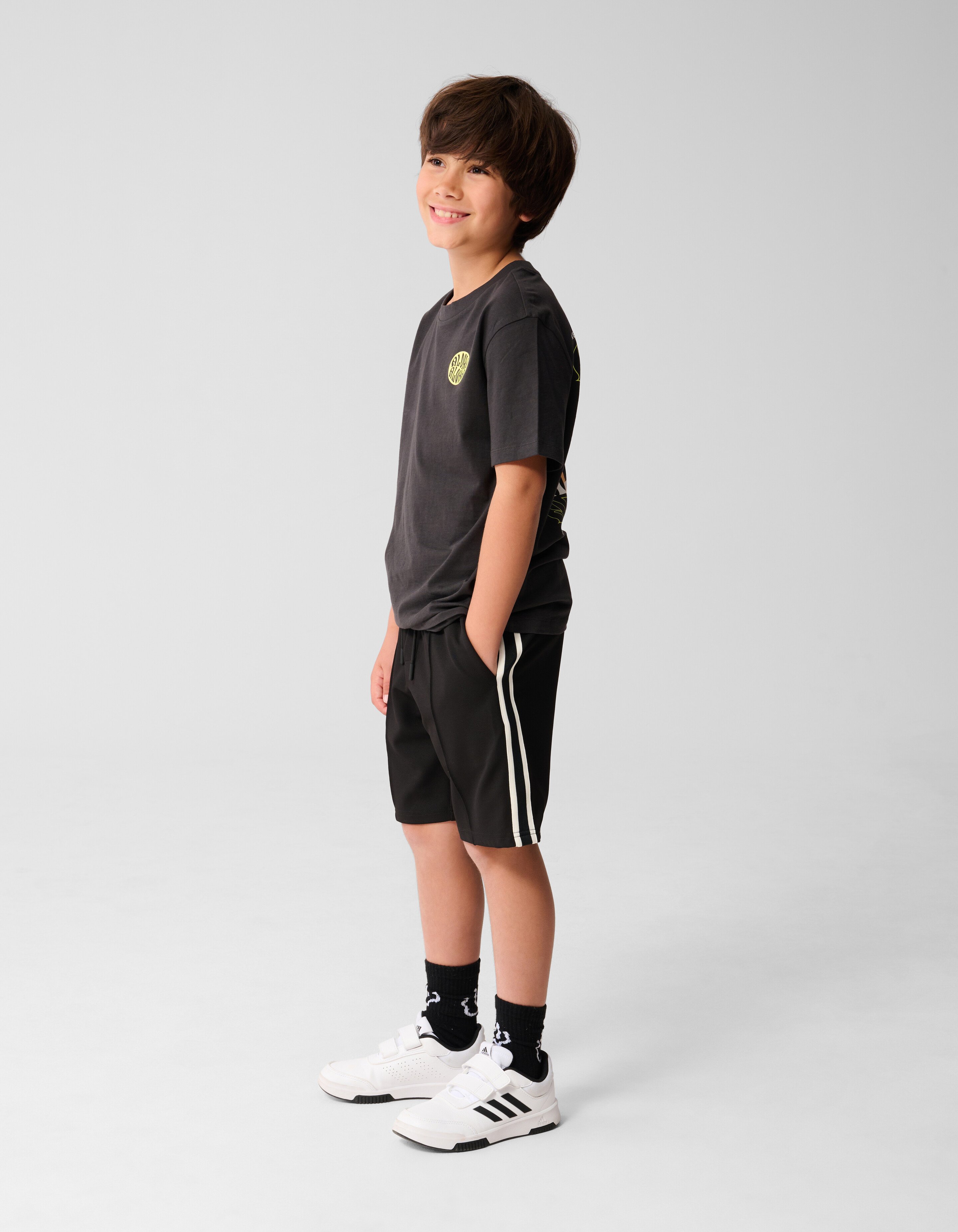 Aloha Artwork T-shirt Donkergrijs SHOEBY BOYS