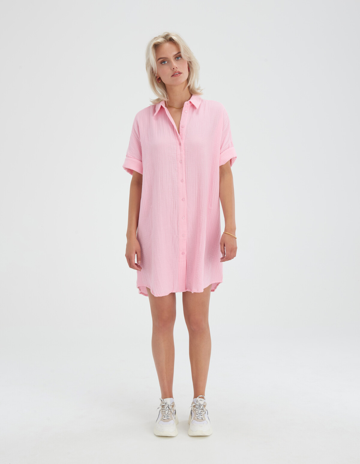Cotton Blouse Jurk Eksept