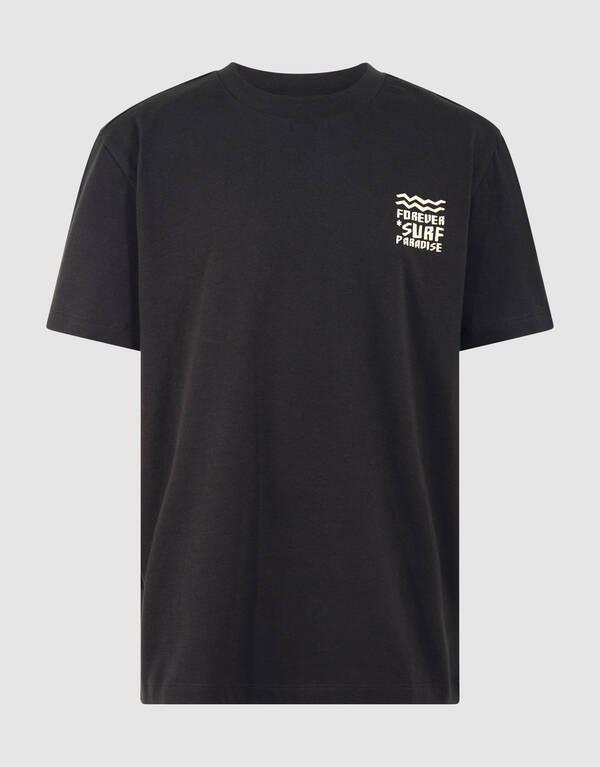 Paradise Artwork T-shirt Donkergrijs SHOEBY BOYS
