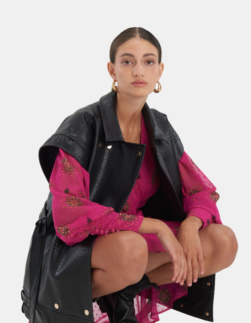 Croco Gilet by Fred van Leer