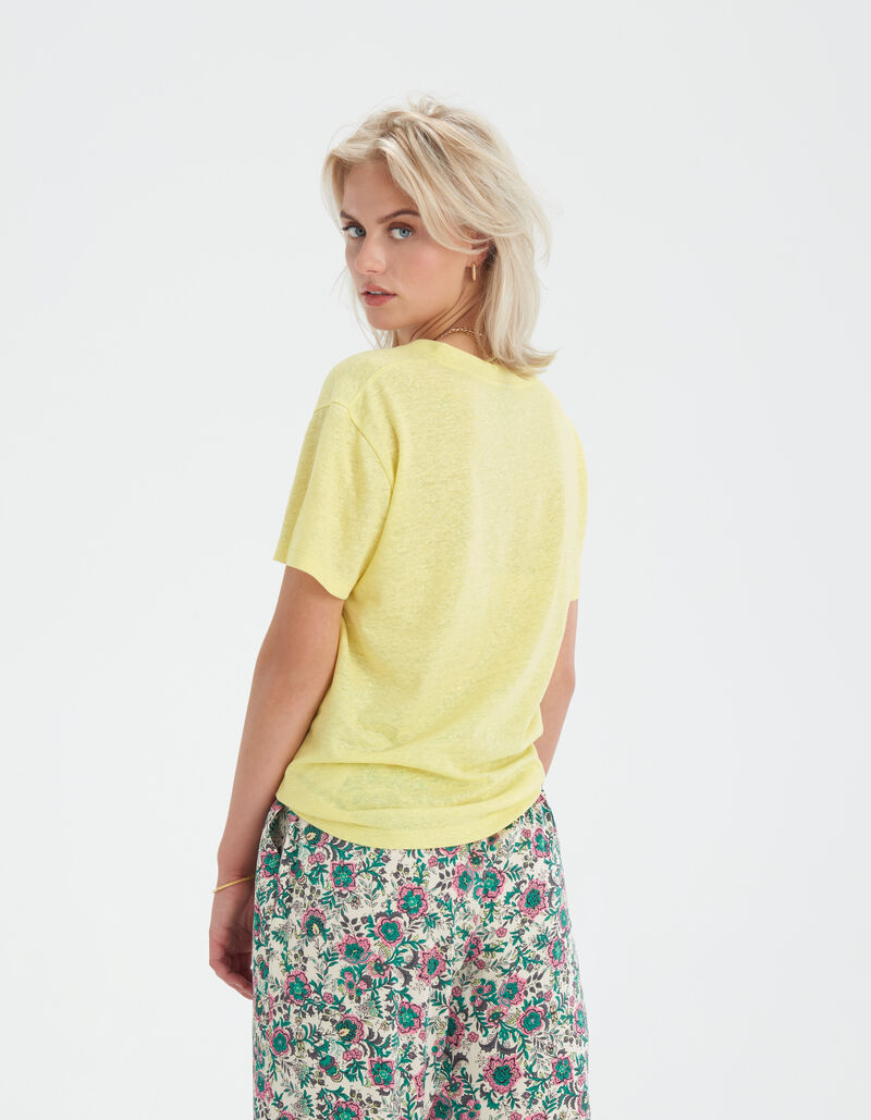 Linnen Mix T-shirt