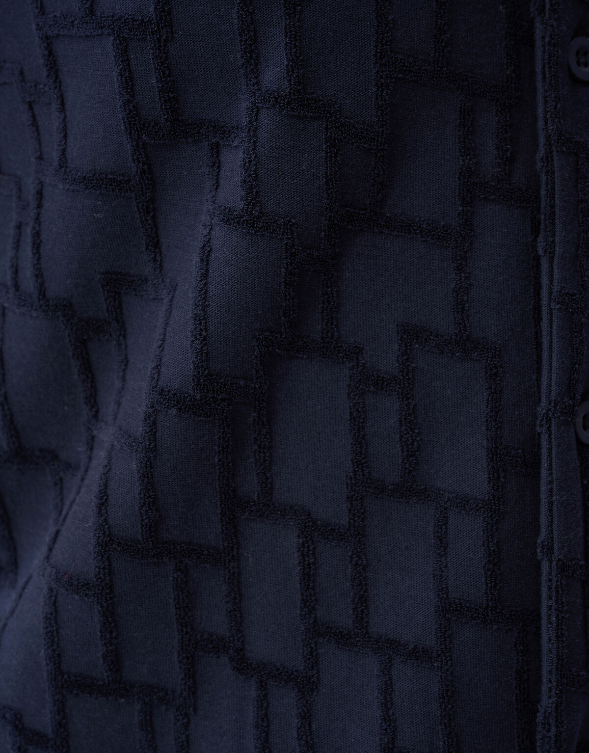 Structuur Shirt Blauw SHOEBY MEN