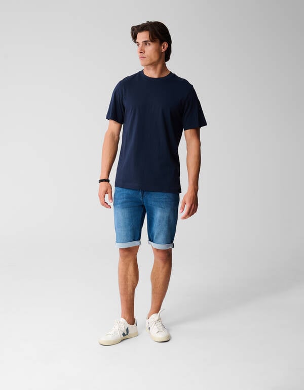 Jog Denim Short Donkerblauw SHOEBY MEN