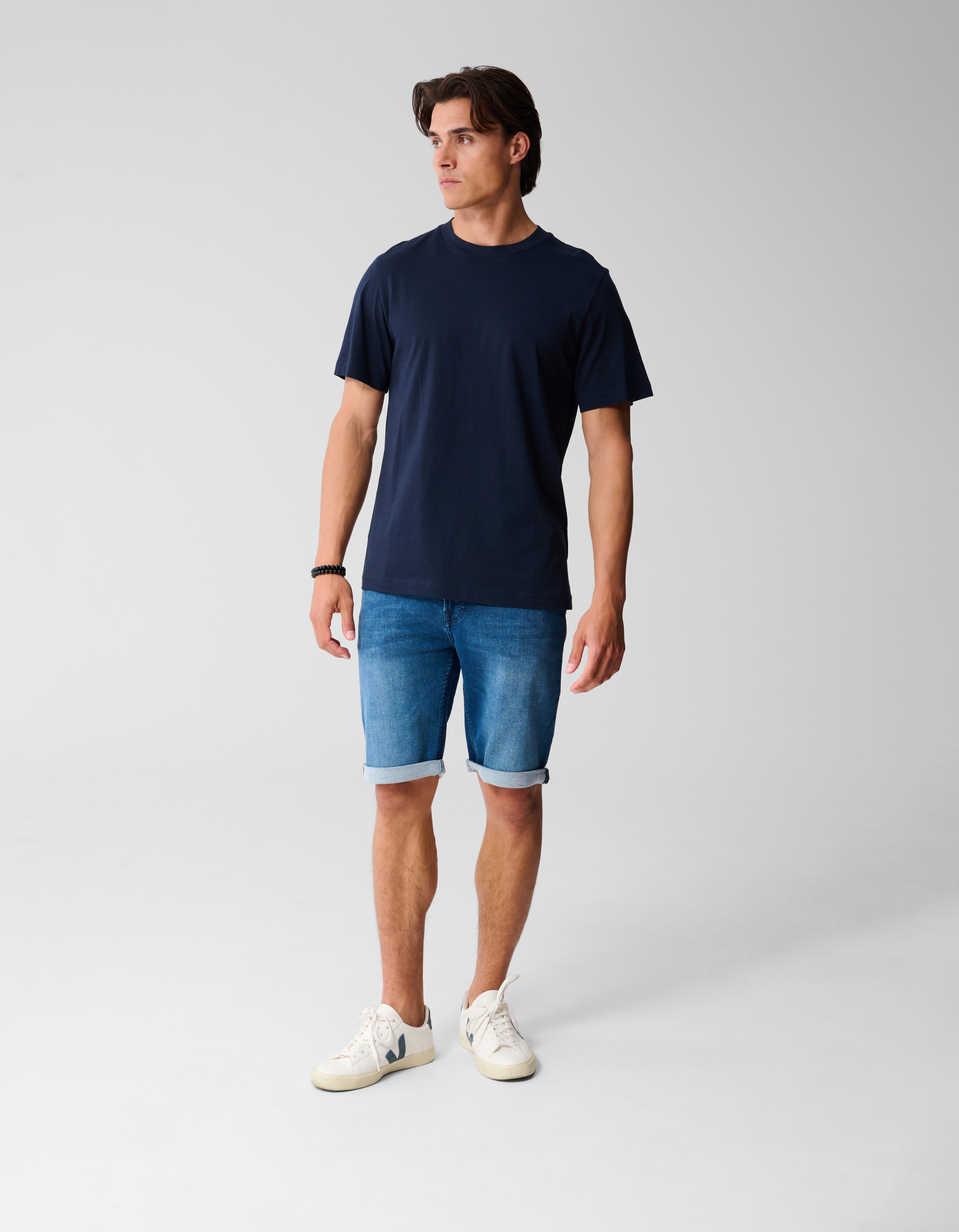 Jog Denim Short Donkerblauw SHOEBY MEN