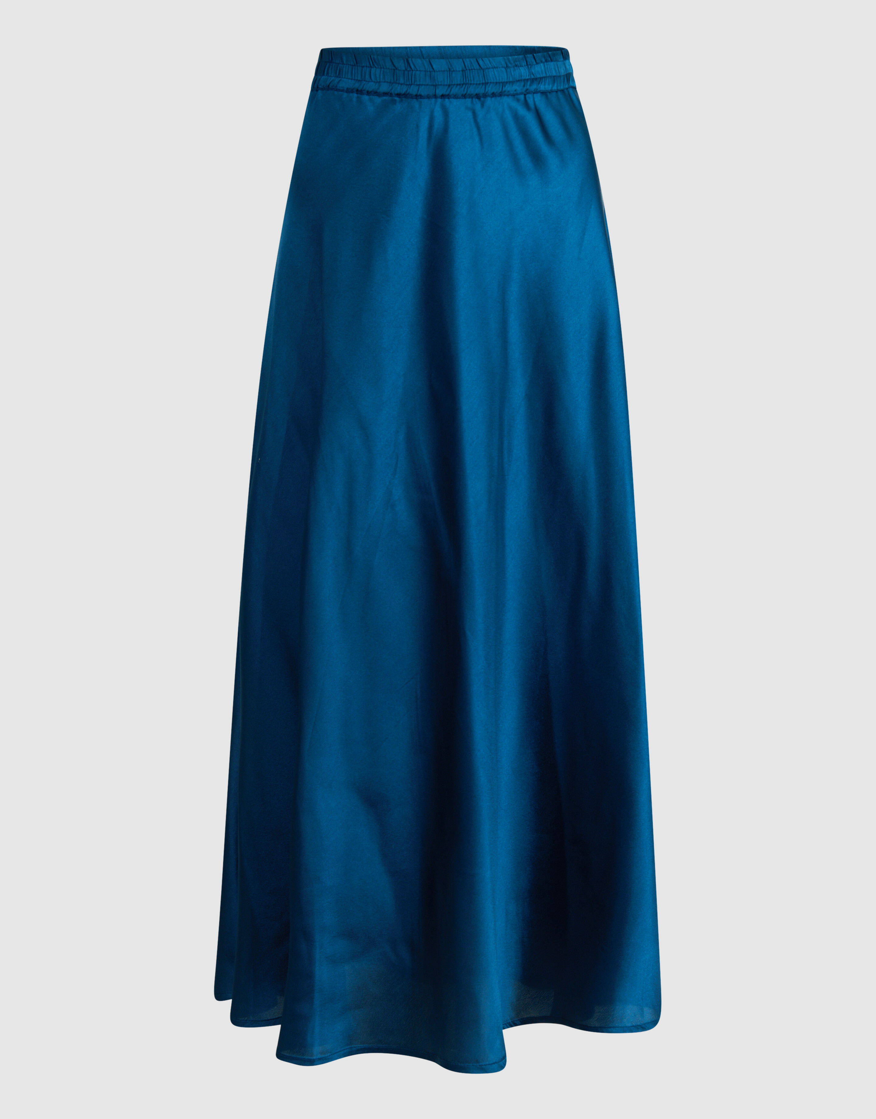 Satijnen Maxi Rok Donkerblauw SHOEBY WOMEN