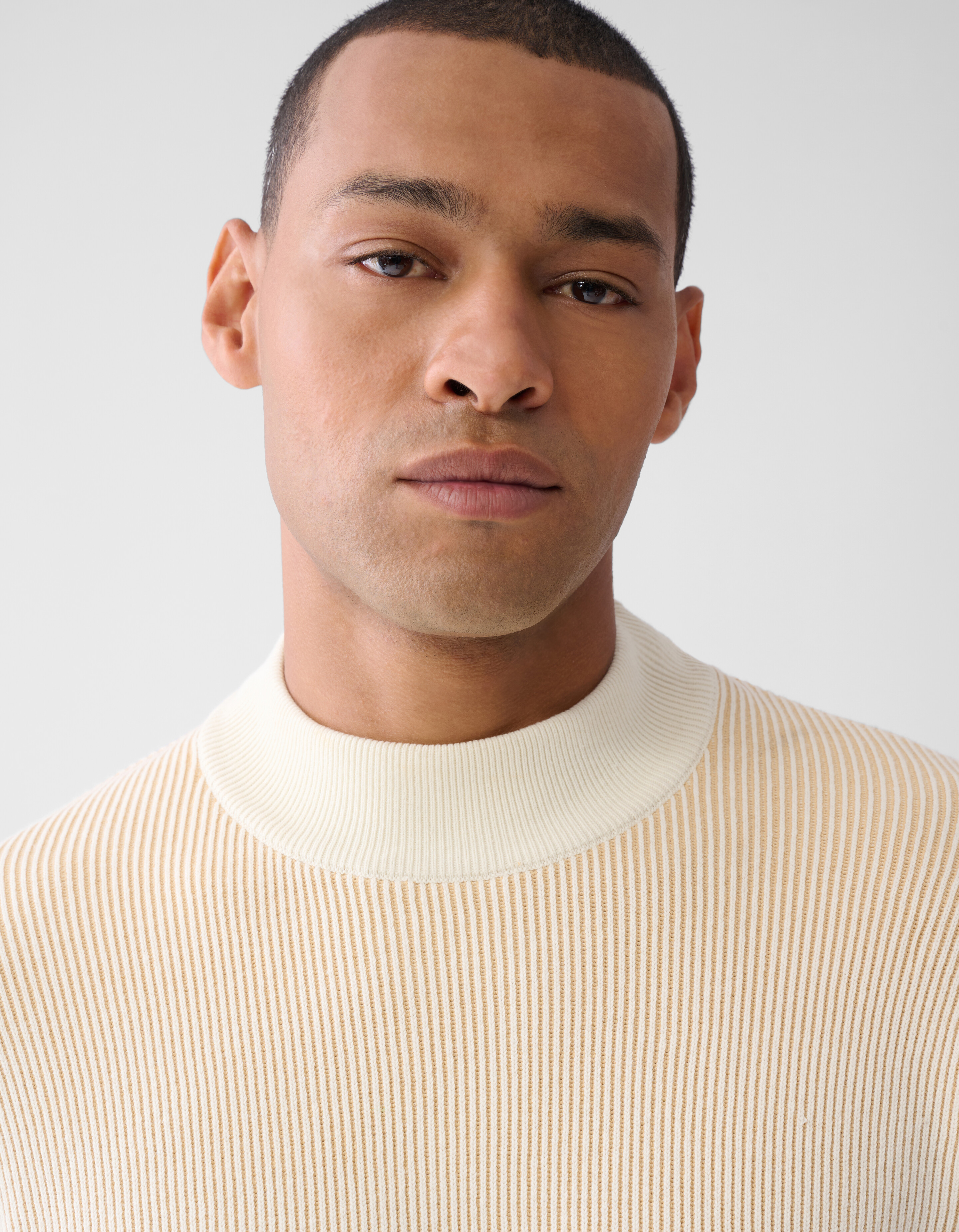 Rib Trui Gebroken Wit SHOEBY MEN