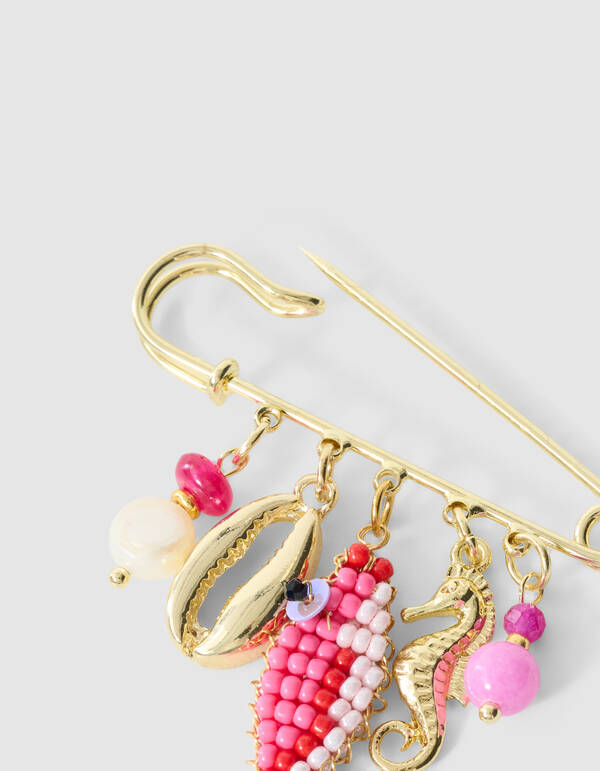 Pin Fish Broche Roze SHOEBY ACCESSOIRES