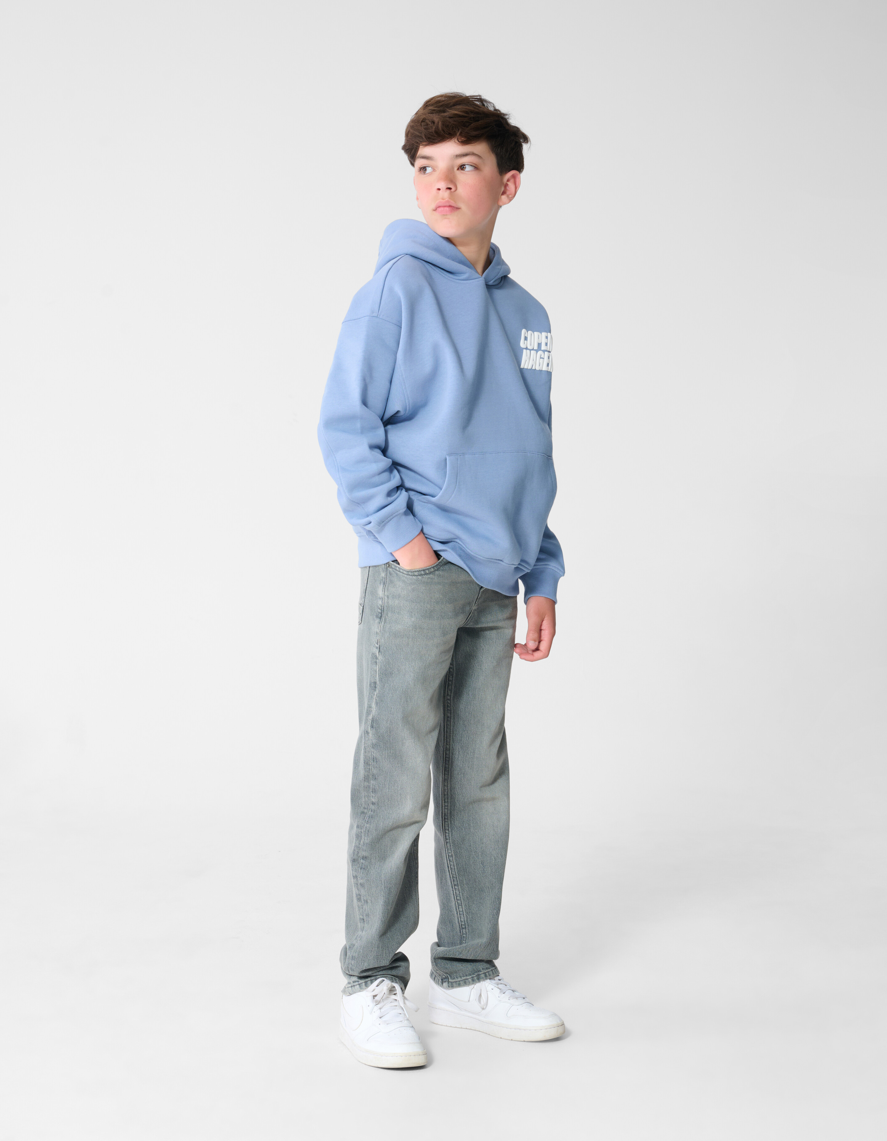 Straight Fit Jeans Grijs SHOEBY BOYS