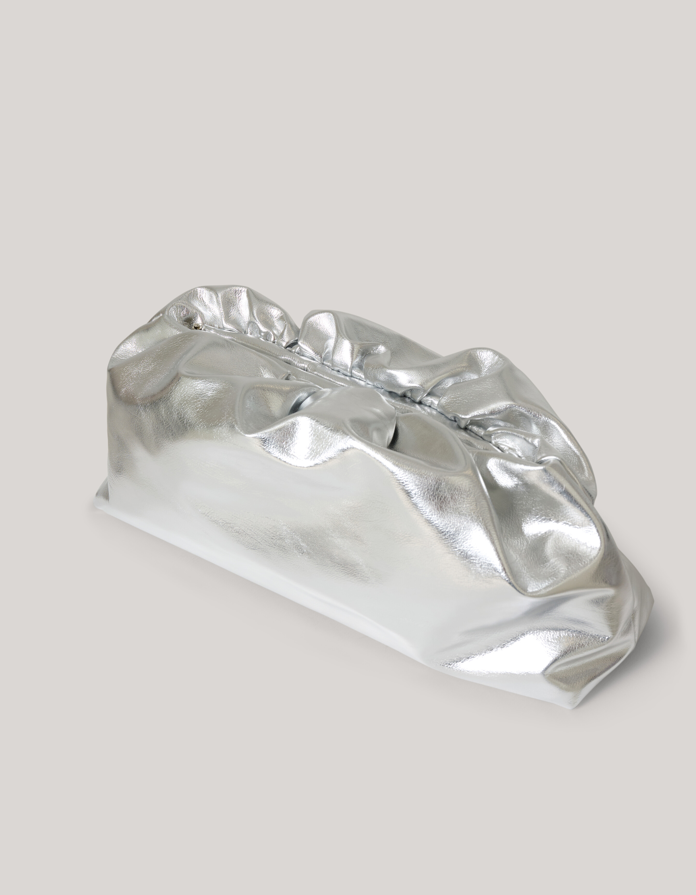 Metallic Clutch Zilver SHOEBY ACCESSOIRES