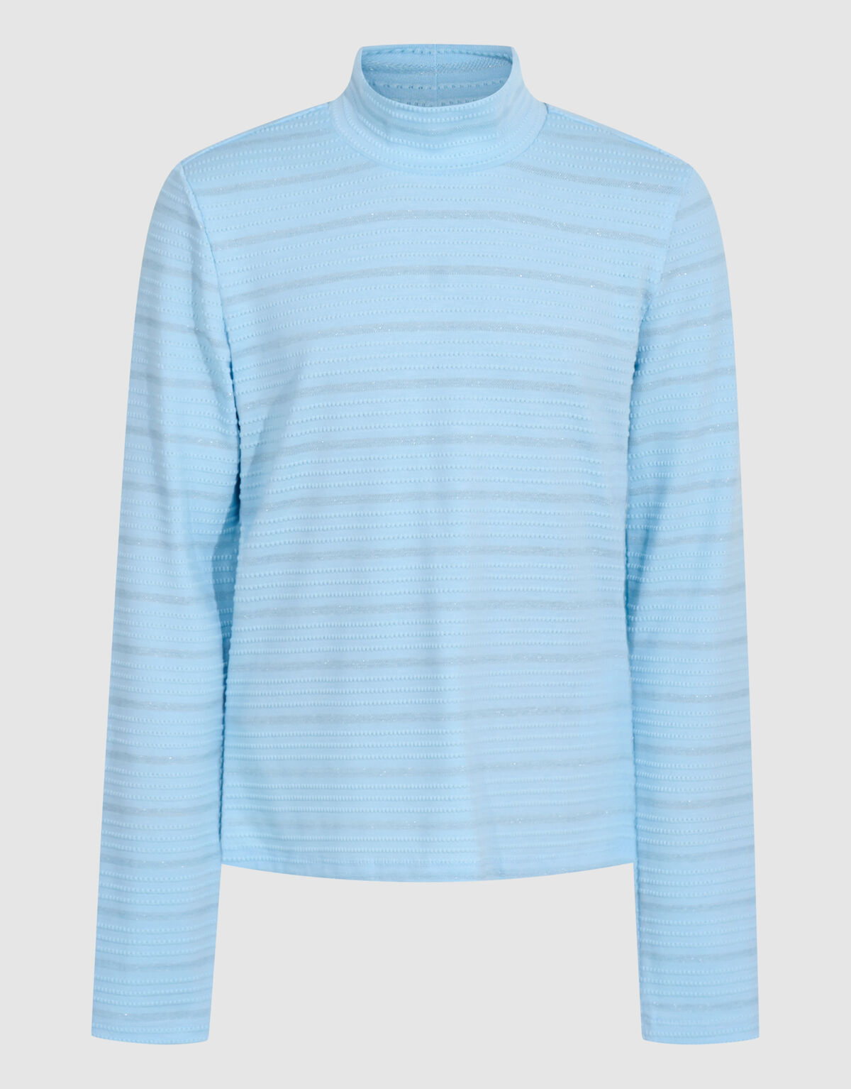 Lurex Longsleeve Top Lichtblauw SHOEBY GIRLS