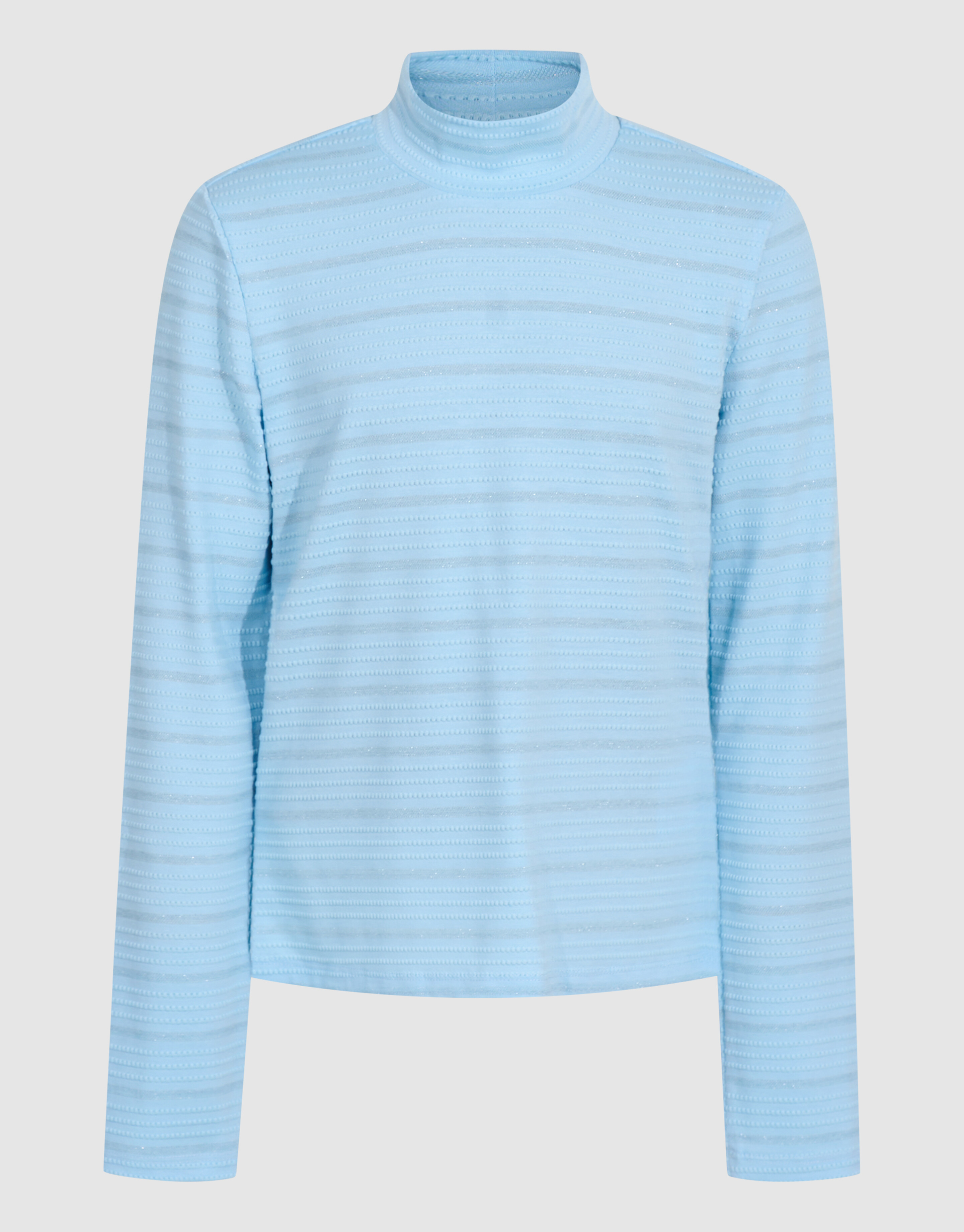 Lurex Longsleeve Top Lichtblauw SHOEBY GIRLS