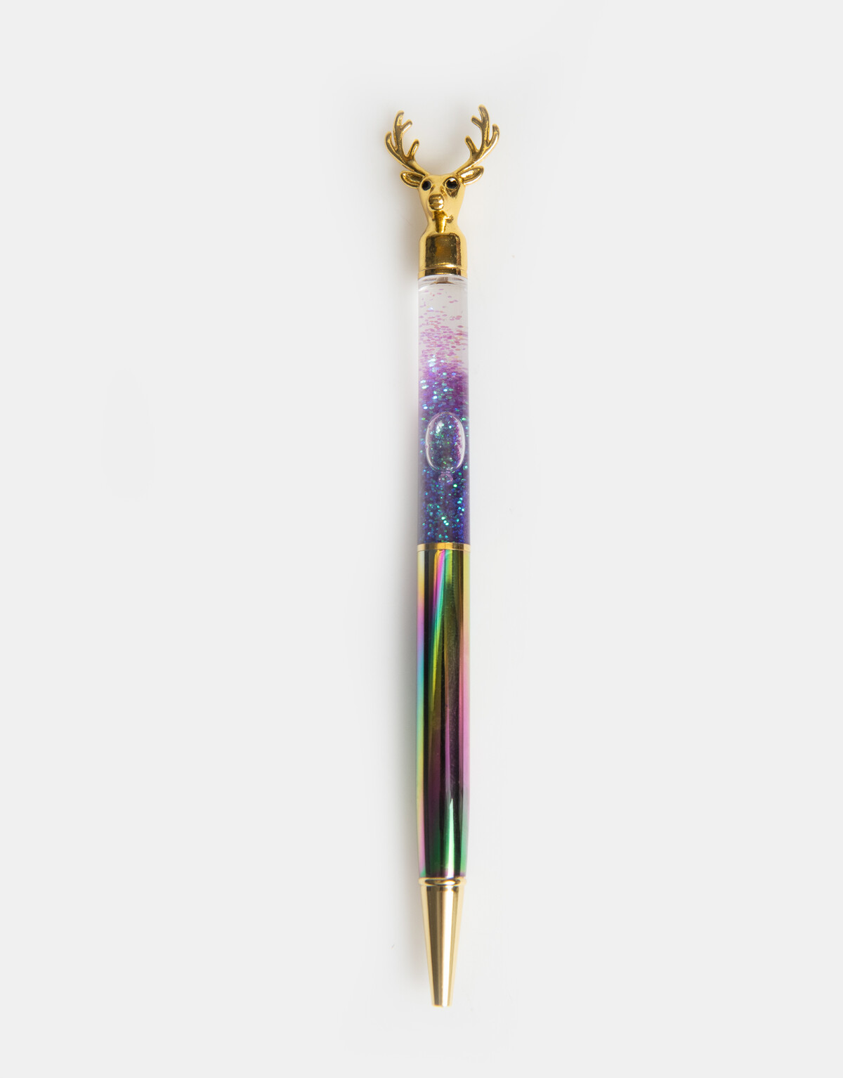 Glitter Reindeer Pen