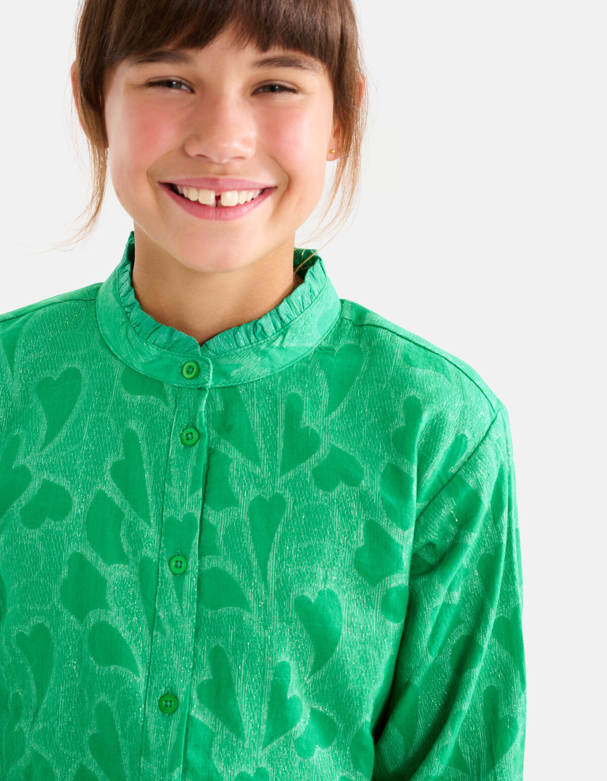 Lurex Blouse Groen SHOEBY GIRLS
