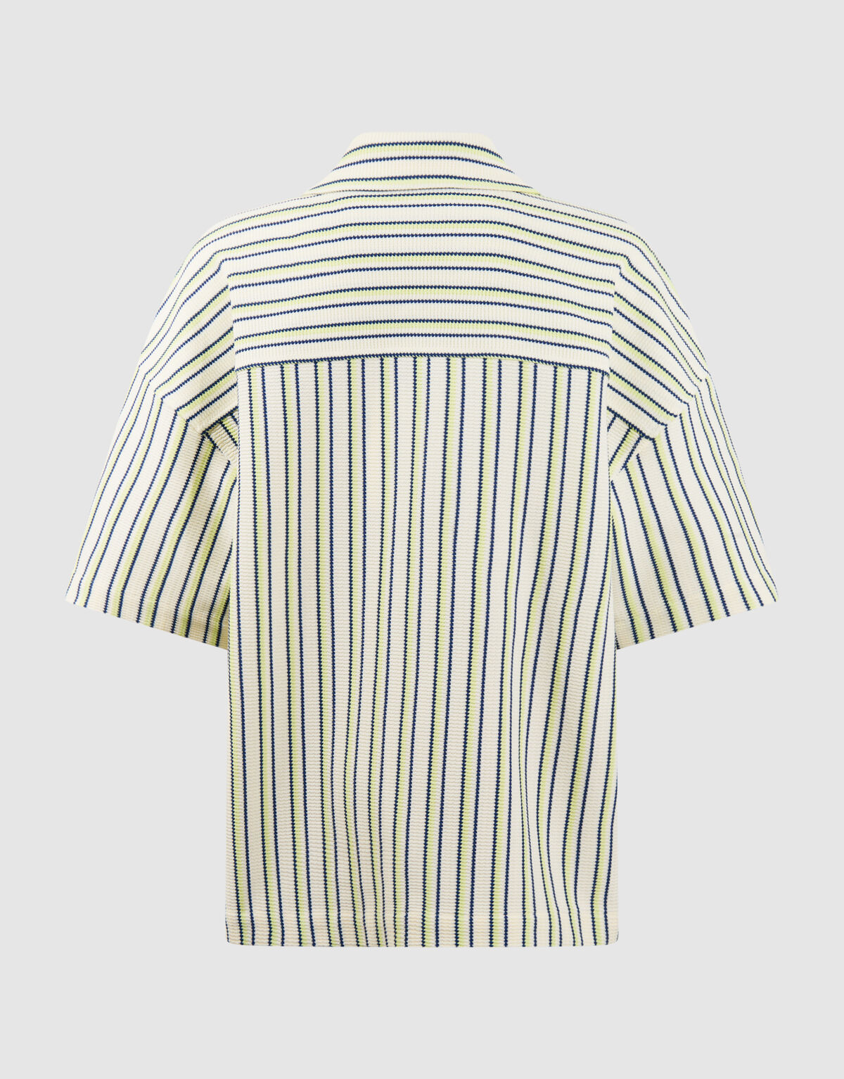 Pinstripe Structuur Overhemd Gebroken Wit SHOEBY BOYS