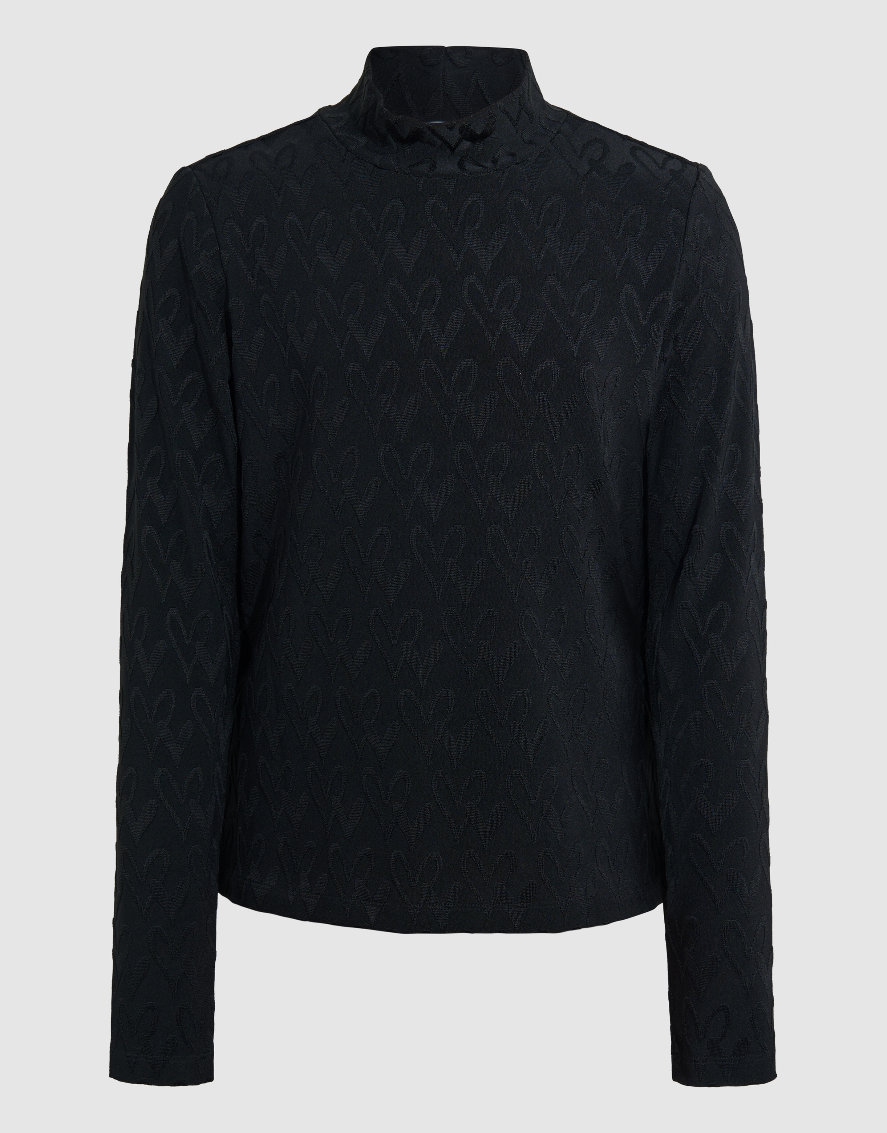 All-Over Heart Top Zwart SHOEBY GIRLS